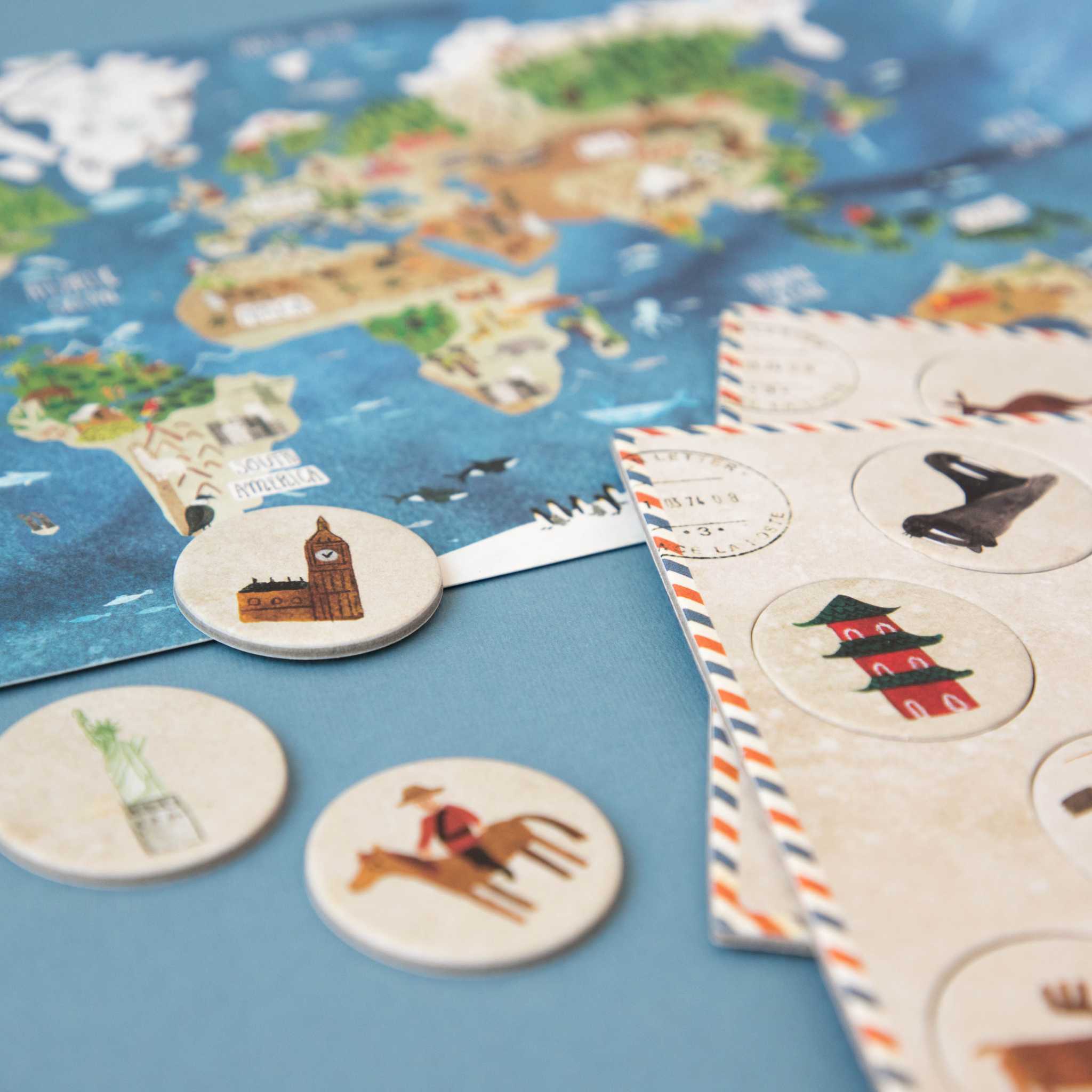 Londji Discover The World Jigsaw Close Up Of Search Pieces