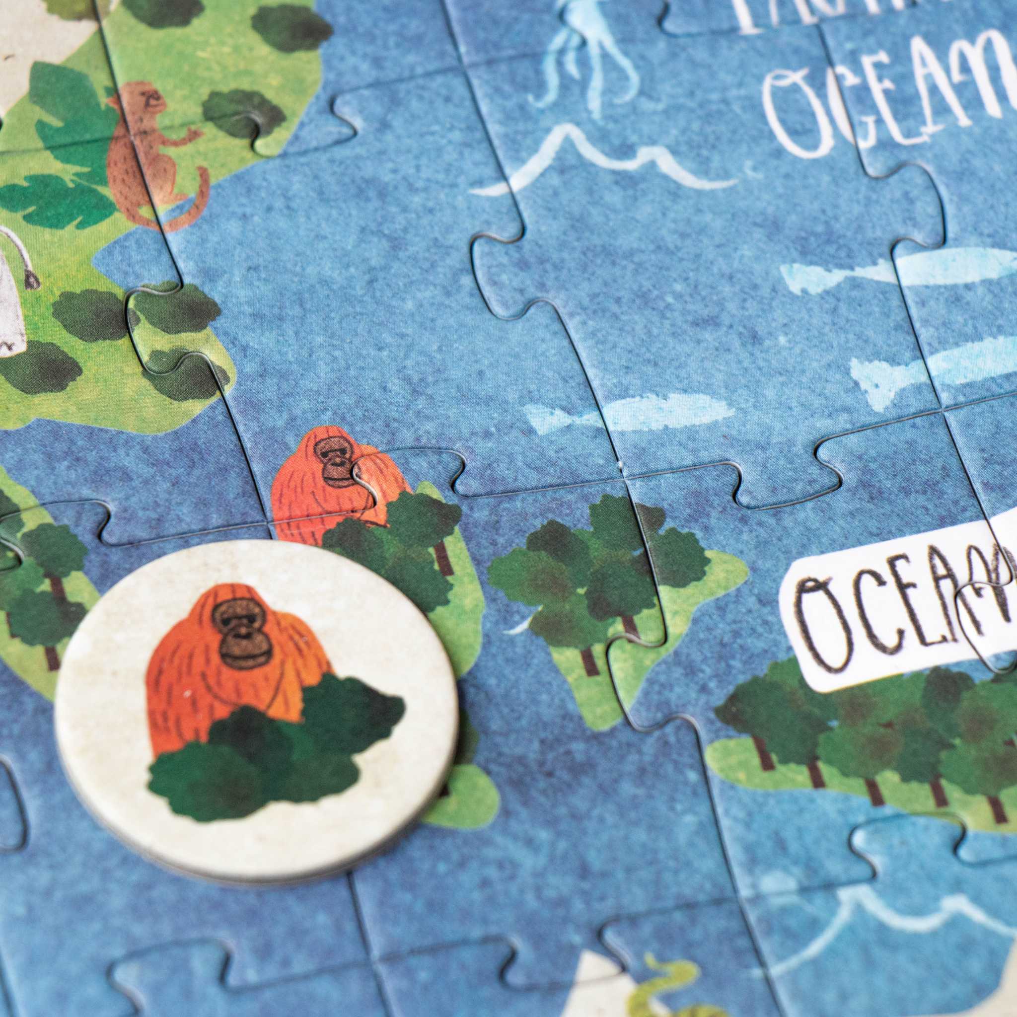 Londji Discover The World Jigsaw Close Up