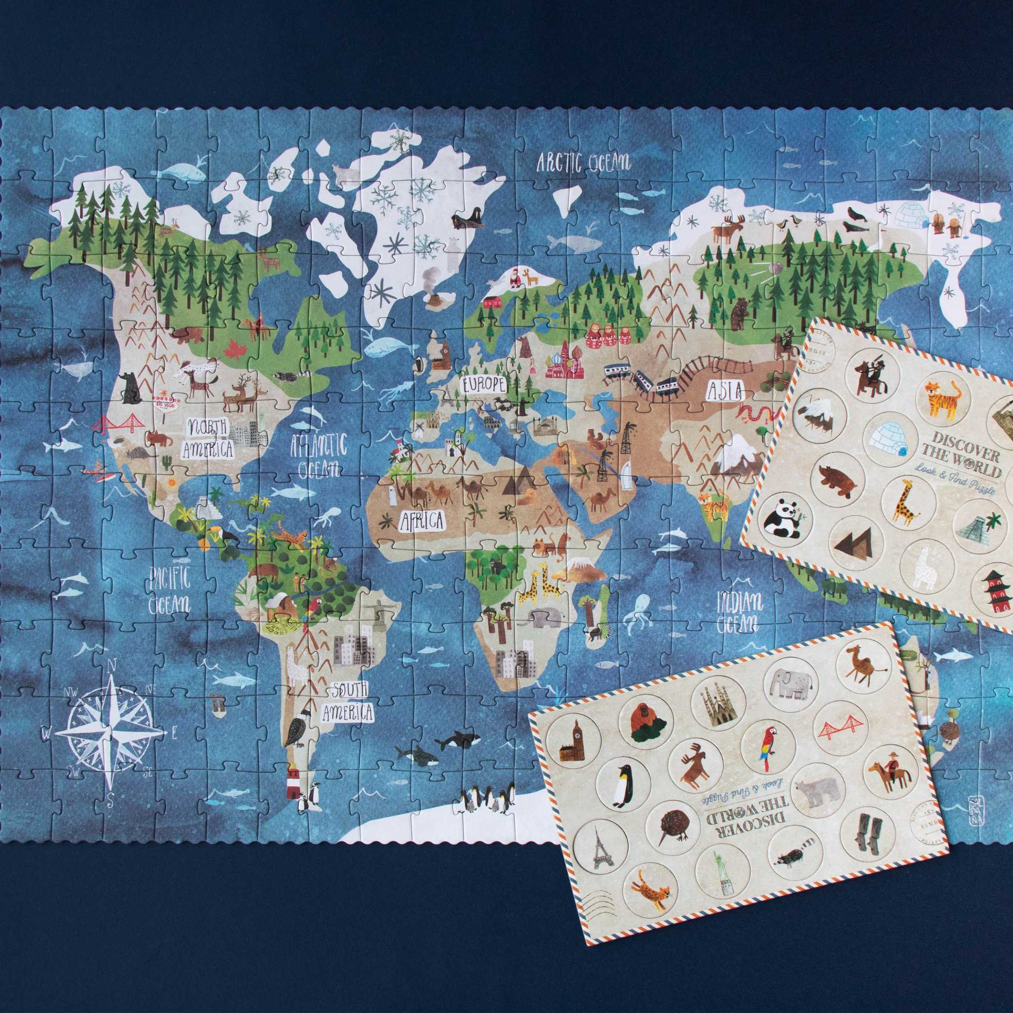 Londji Discover The World Jigsaw Complete Jigsaw