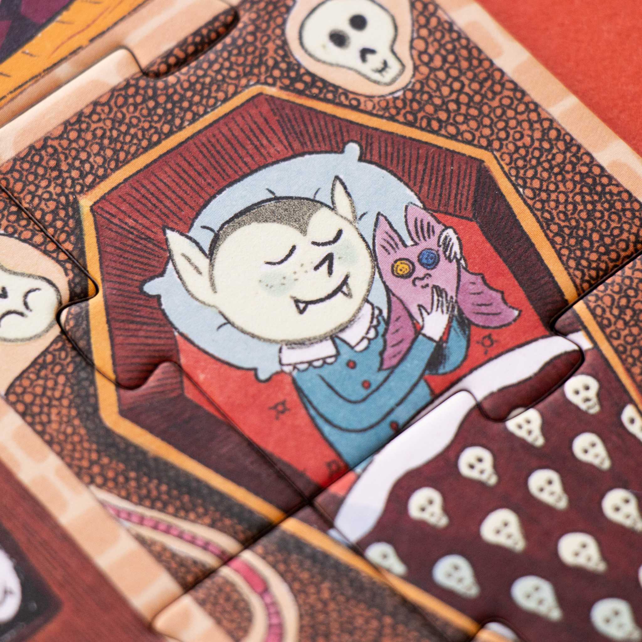 Londji Enchanted Jigsaw - Vampire Piece Detail