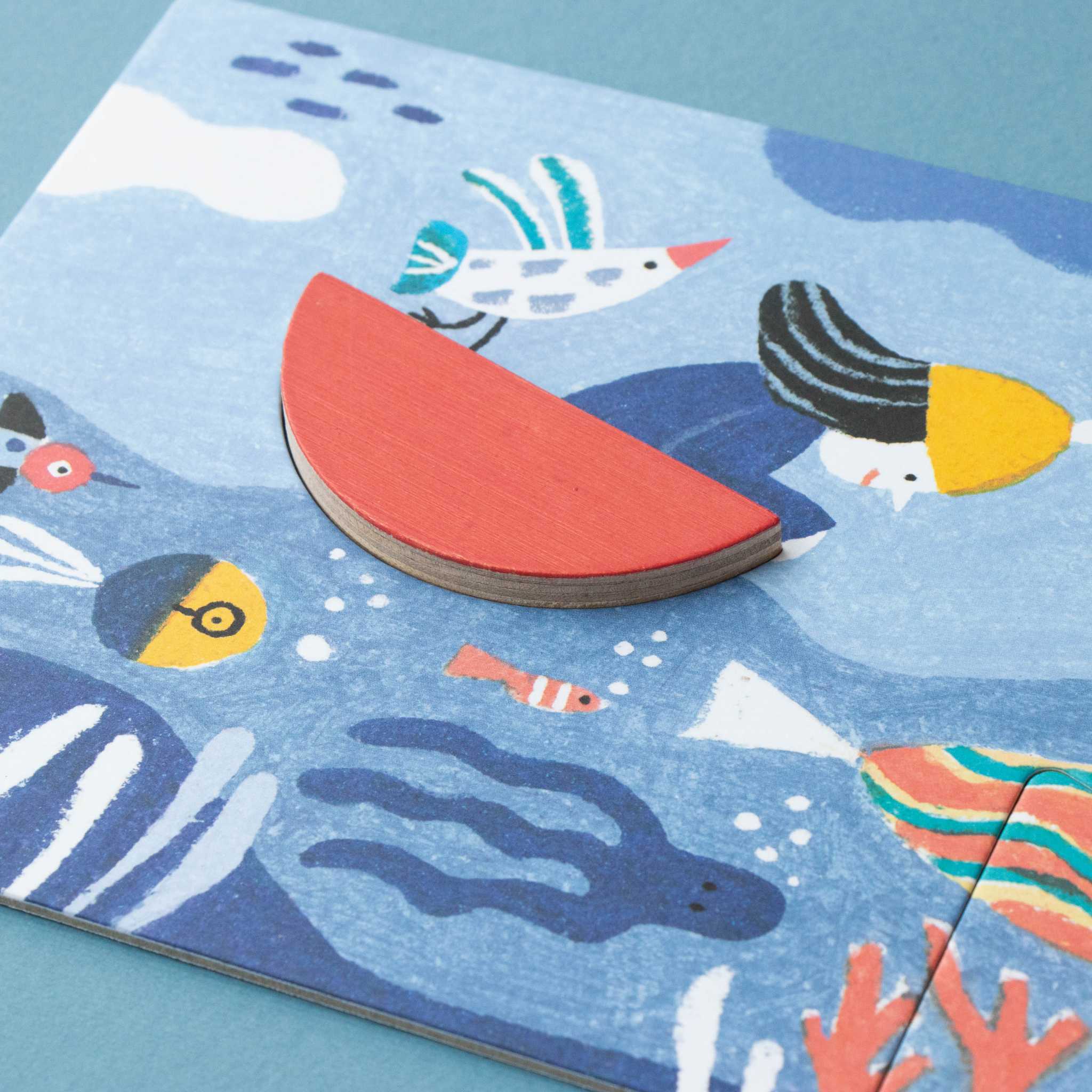 Londji-Imagine-Puzzle-Age 3+-Up-Close-Boat-Piece