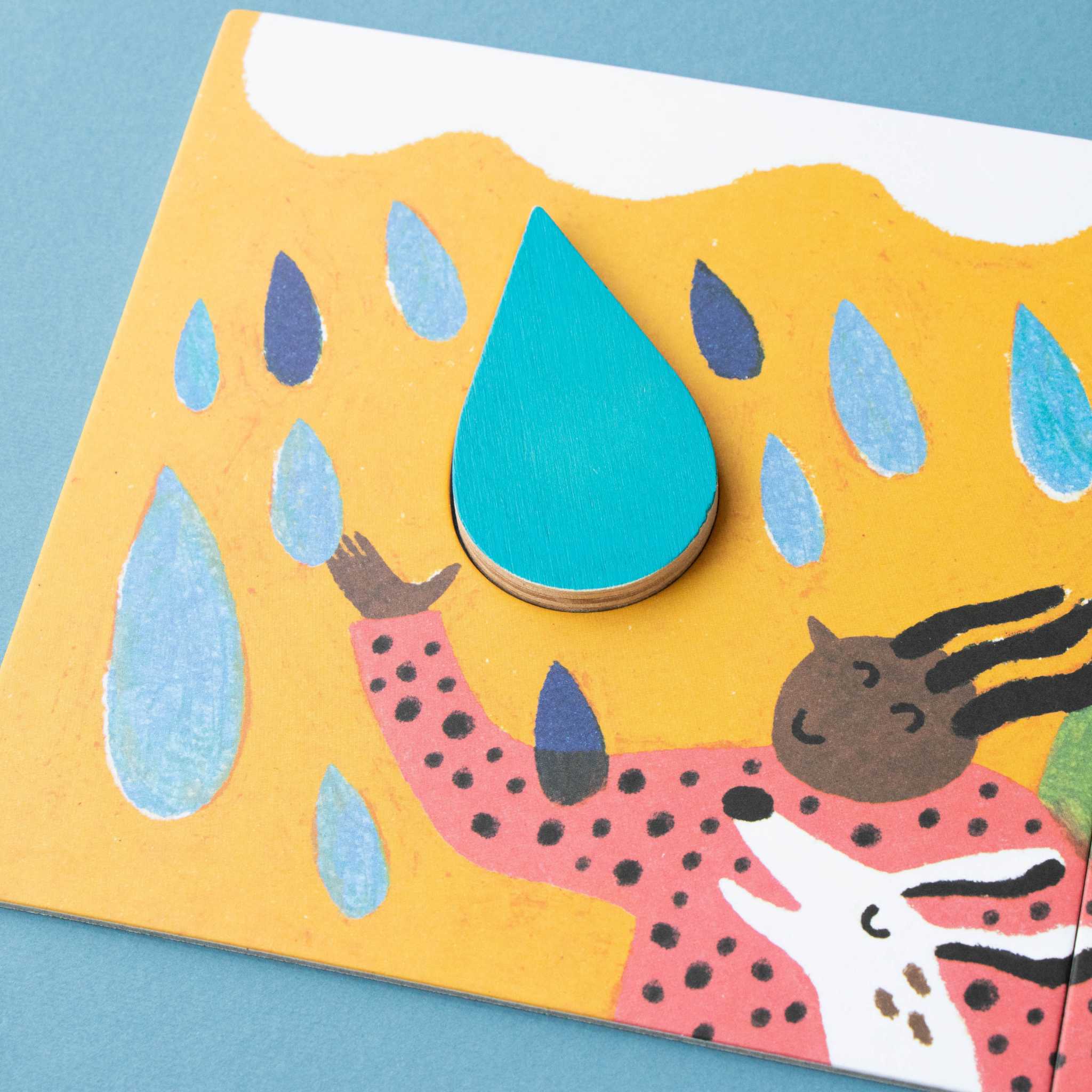 Londji-Imagine-Puzzle-Age 3+-Up-Close-Droplet-Piece
