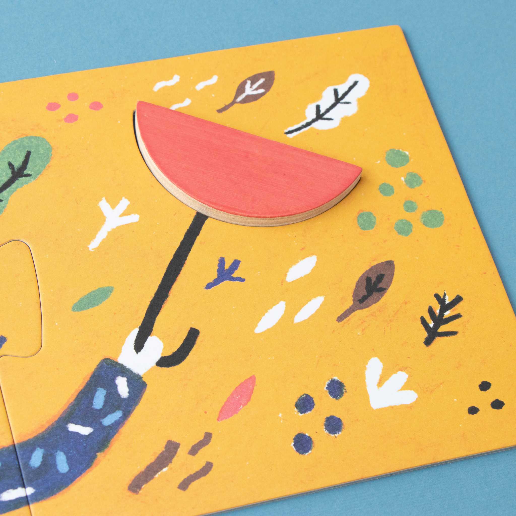 Londji-Imagine-Puzzle-Age 3+-Up-Close-Umbrella-Piece