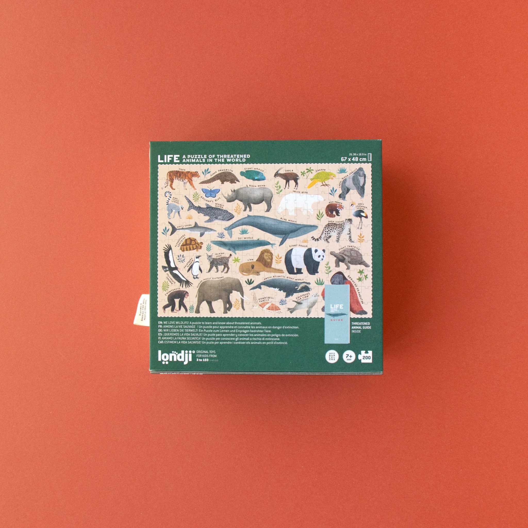 Londji Life Jigsaw - Back of Box