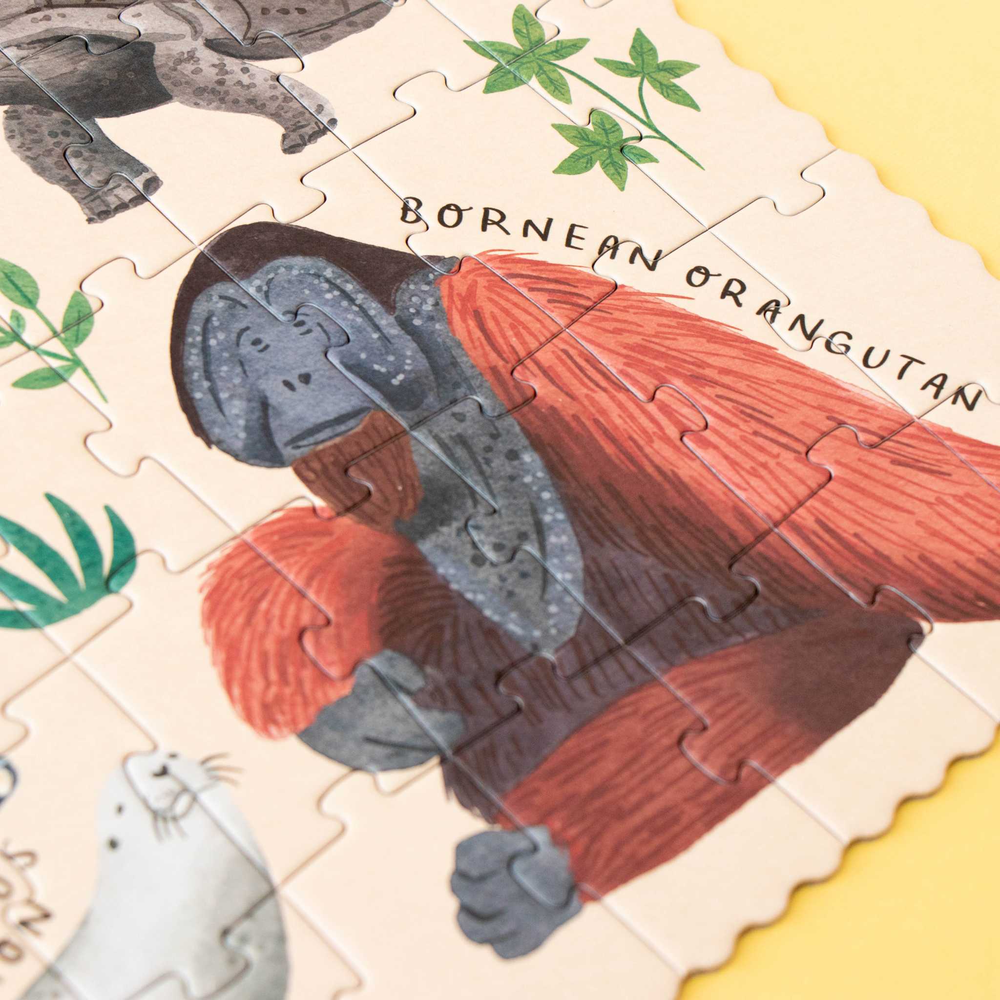 Londji Life Jigsaw - Orangutan Detail