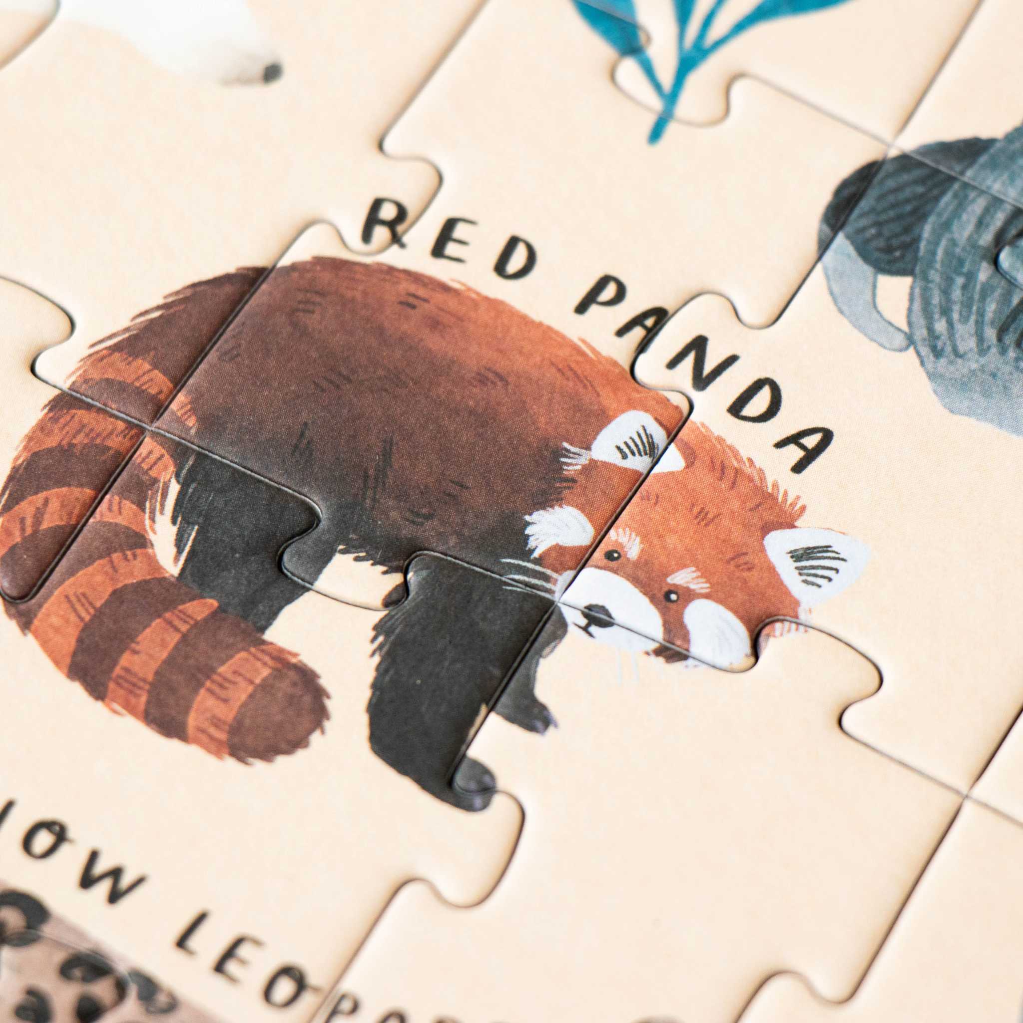 Londji Life Jigsaw - Red Panda Detail