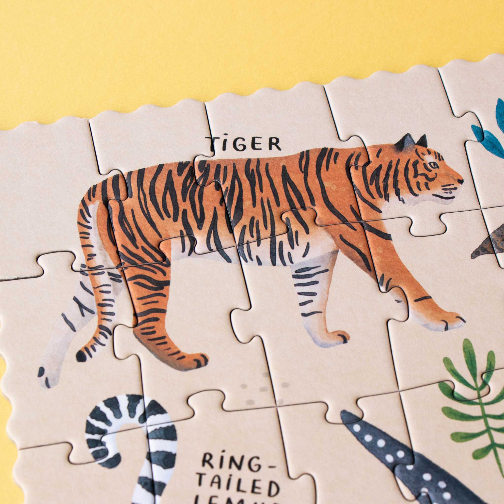 Londji Life Jigsaw - Tiger Detail