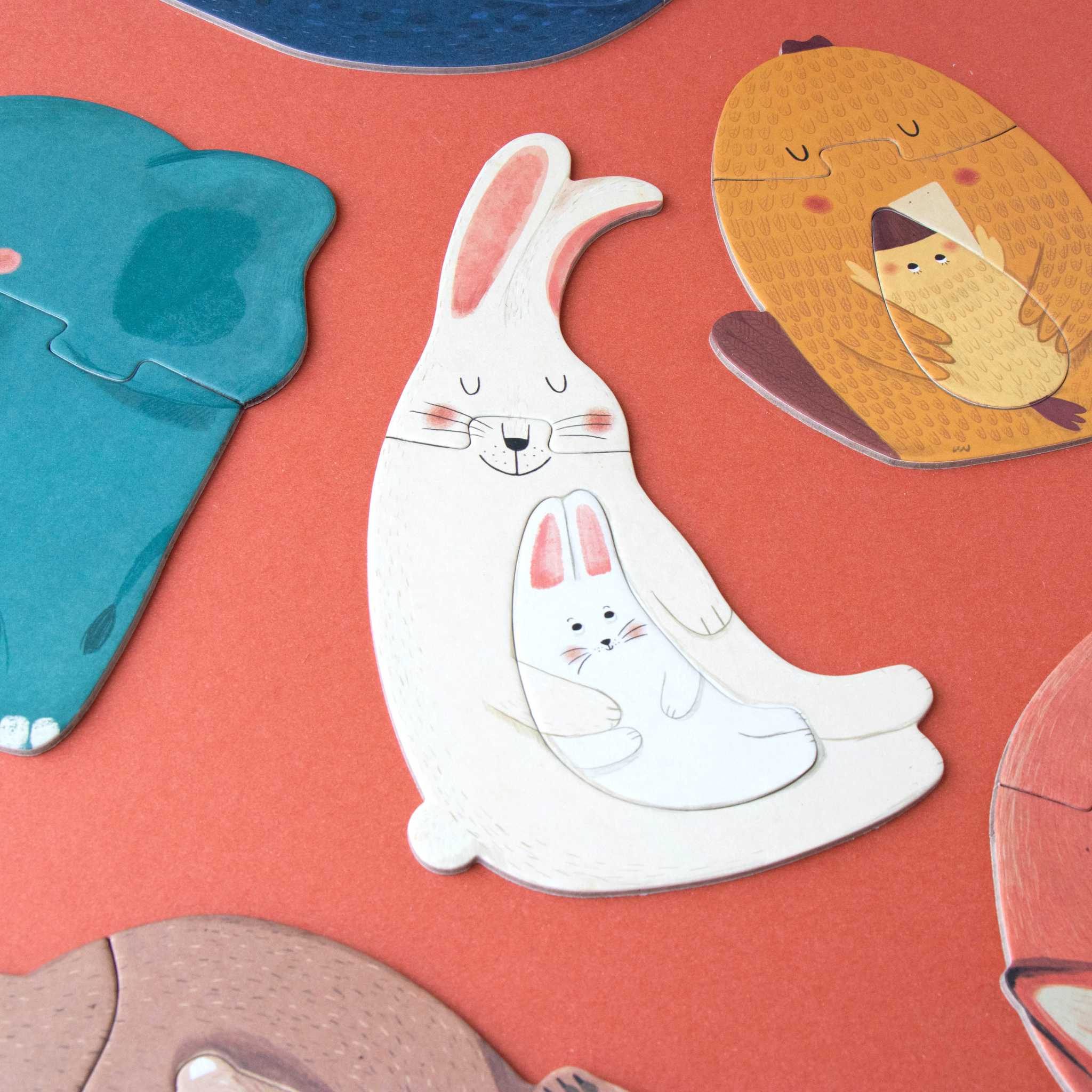 Londji Mama Jigsaw Close Up Bunny Pieces