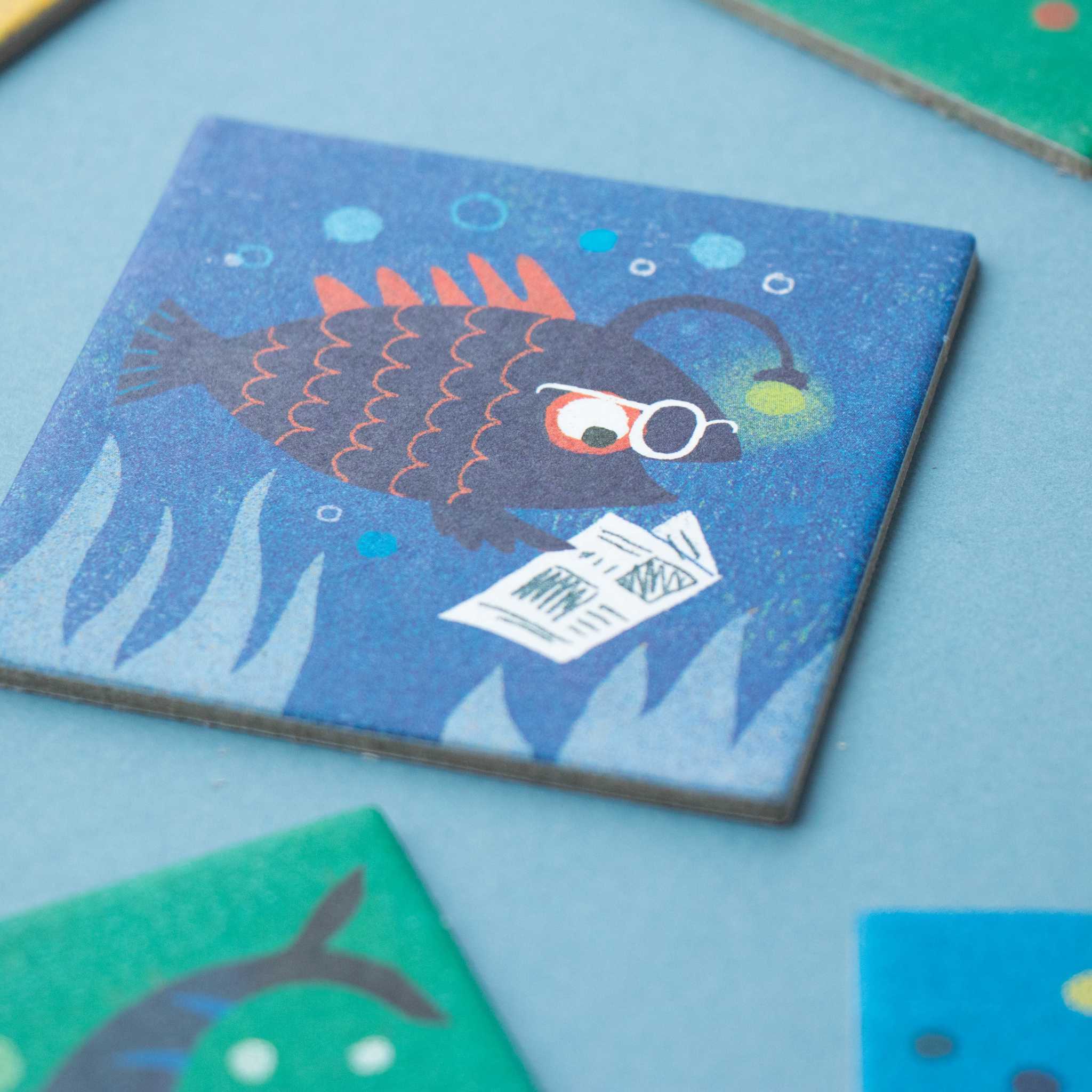 Londji Ocean Animals Memo Game Fish Card Detail