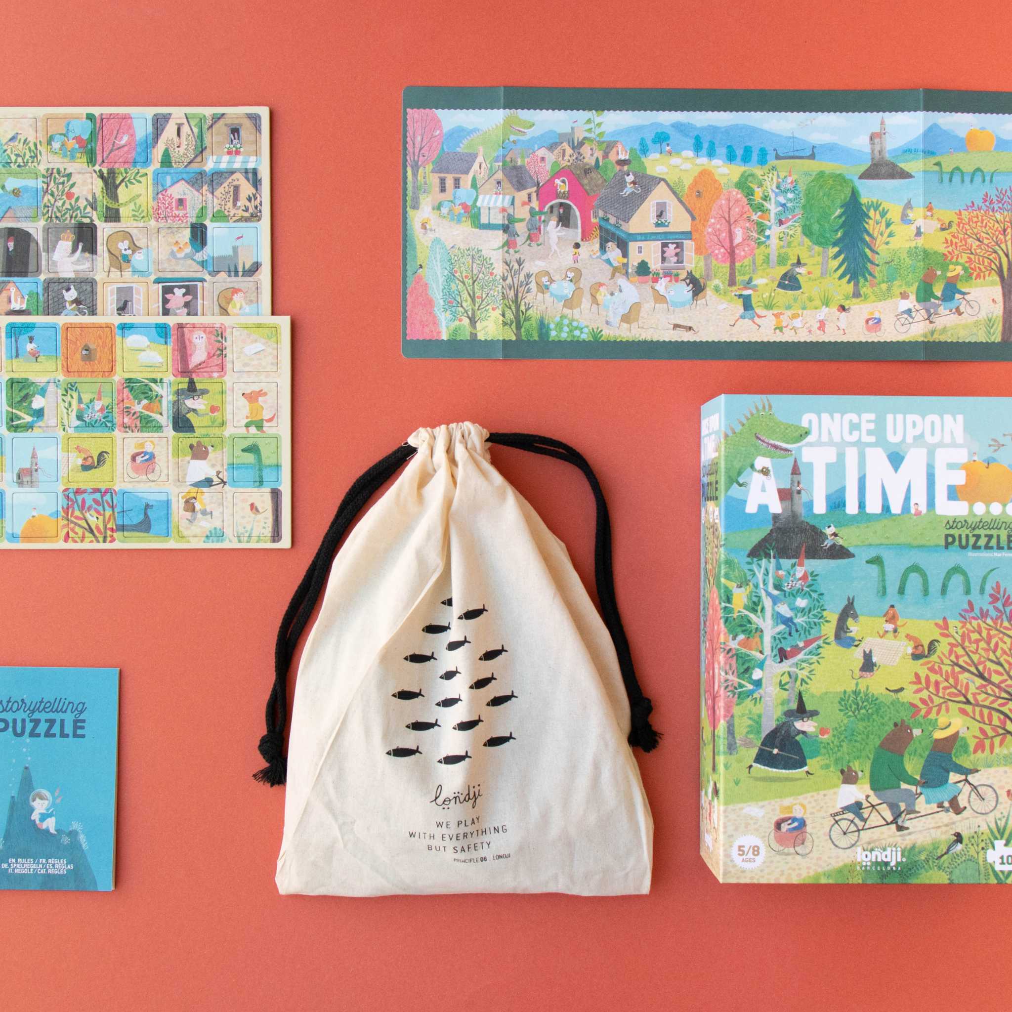 Londji Once Upon A Time Jigsaw Age 5 Plus - Bag & Contents