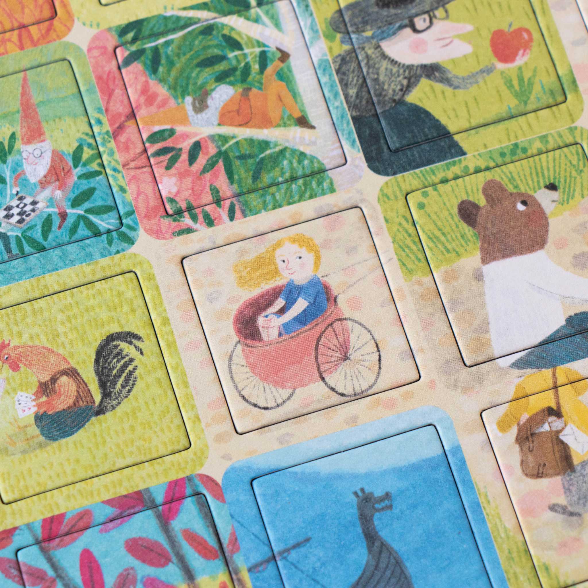 Once Upon A Time Jigsaw Age 5 Plus - Tokens Close Up