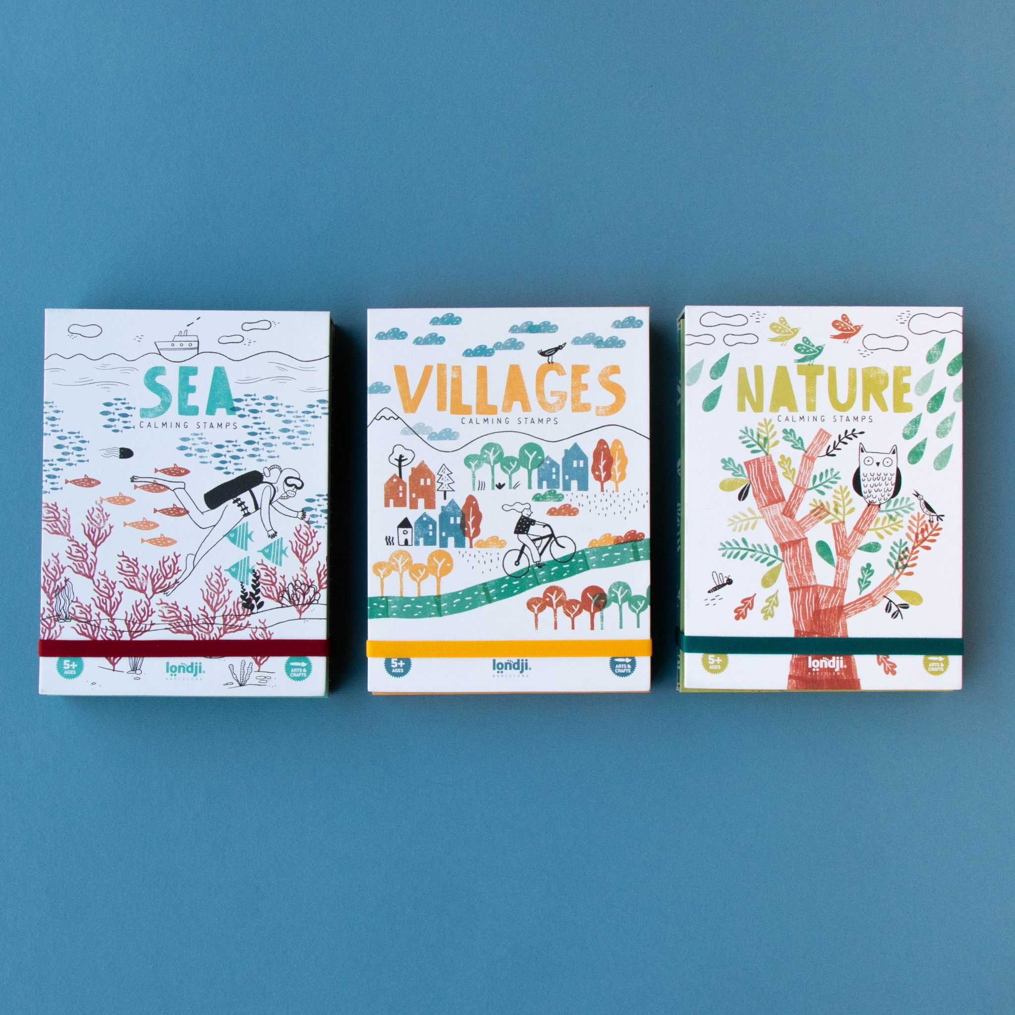 Londji Sea Stamps Arts & Crafts Activity - 3 Stamps Set