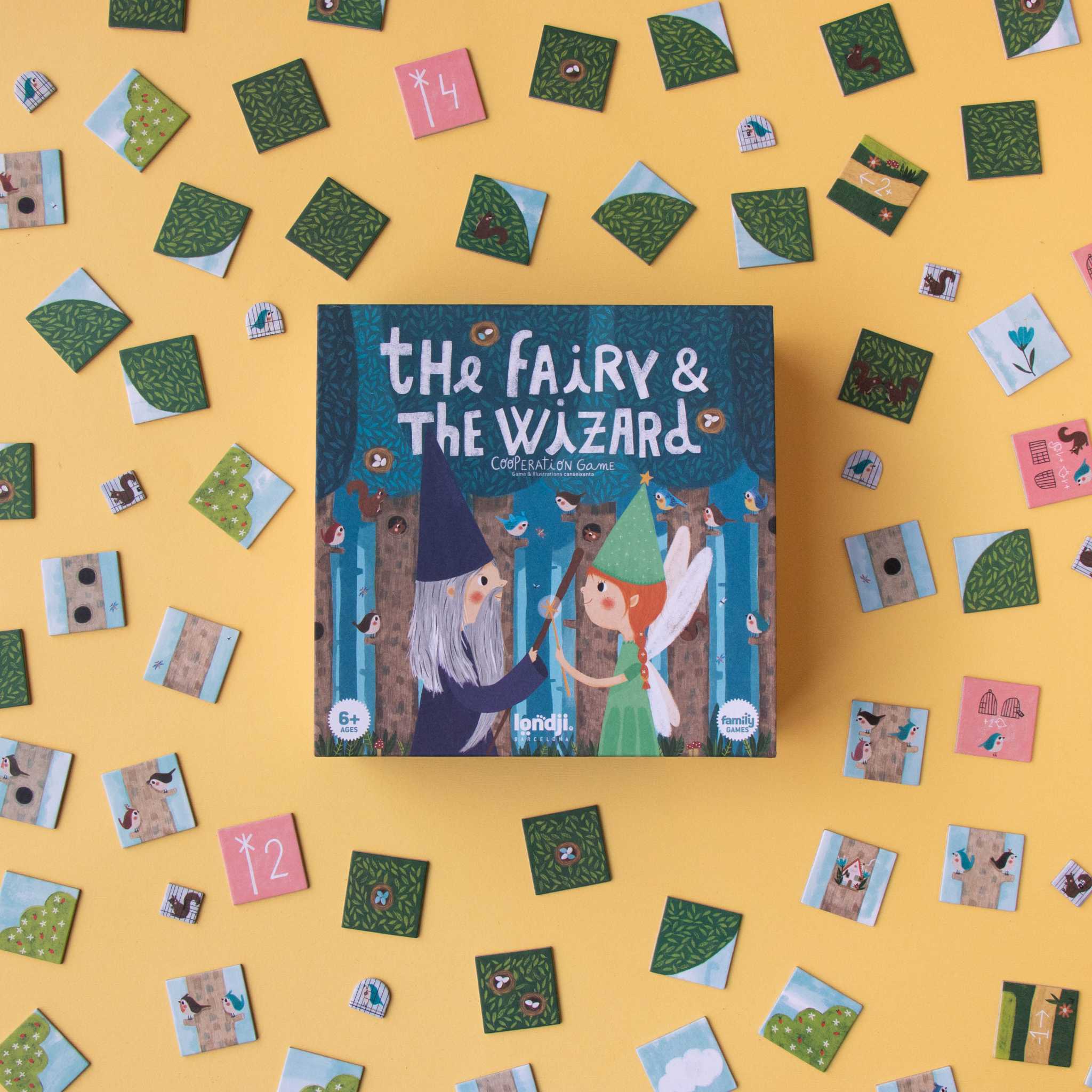 Londji The Fairy And The Wizard Game Box And Pieces