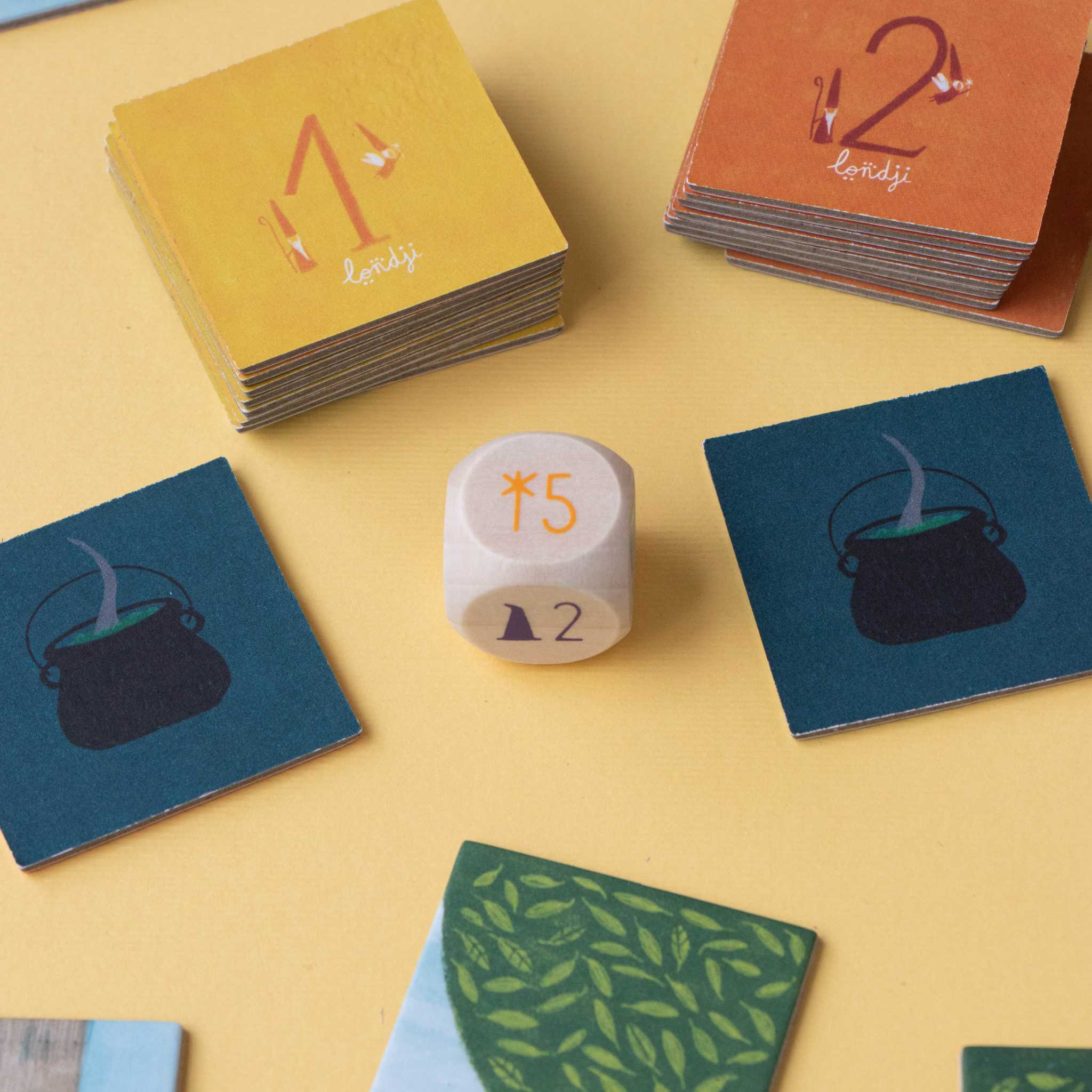 Londji The Fairy And The Wizard Game Cards And Dice