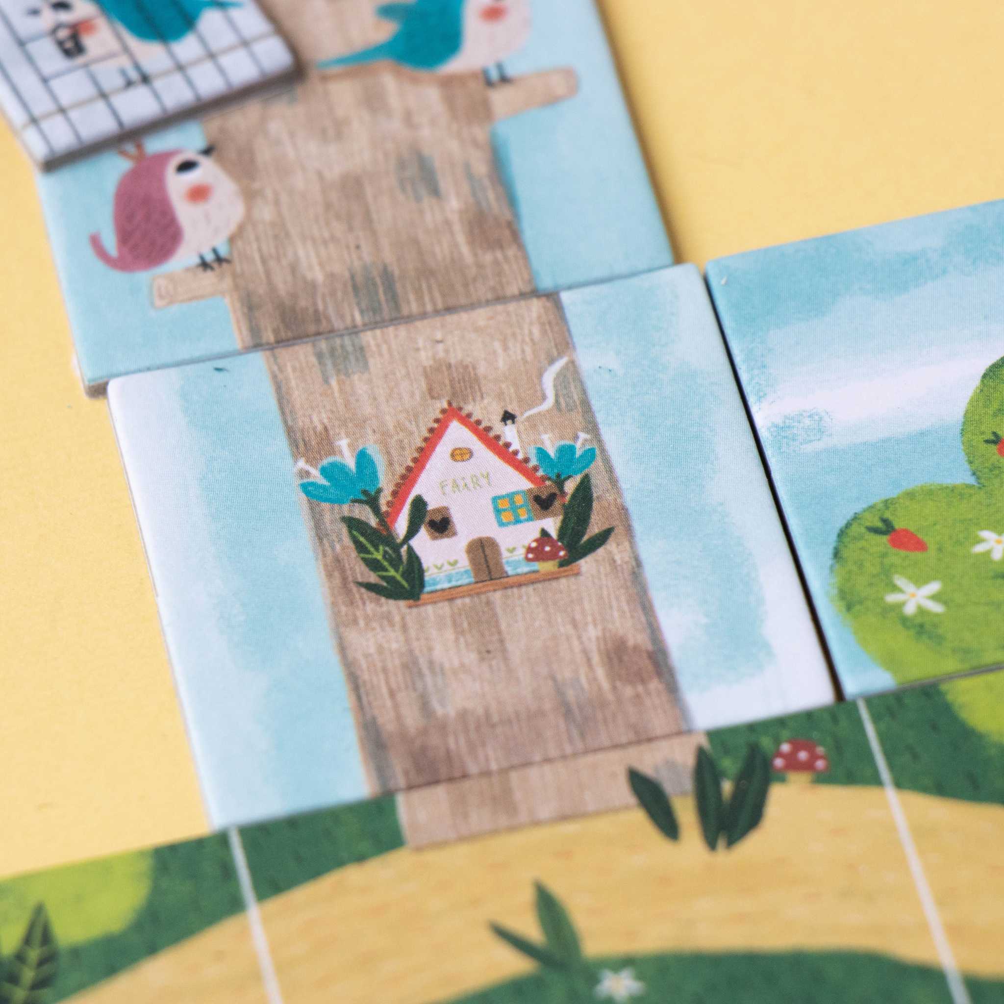 Londji The Fairy And The Wizard Game Detail Puzzle Pieces