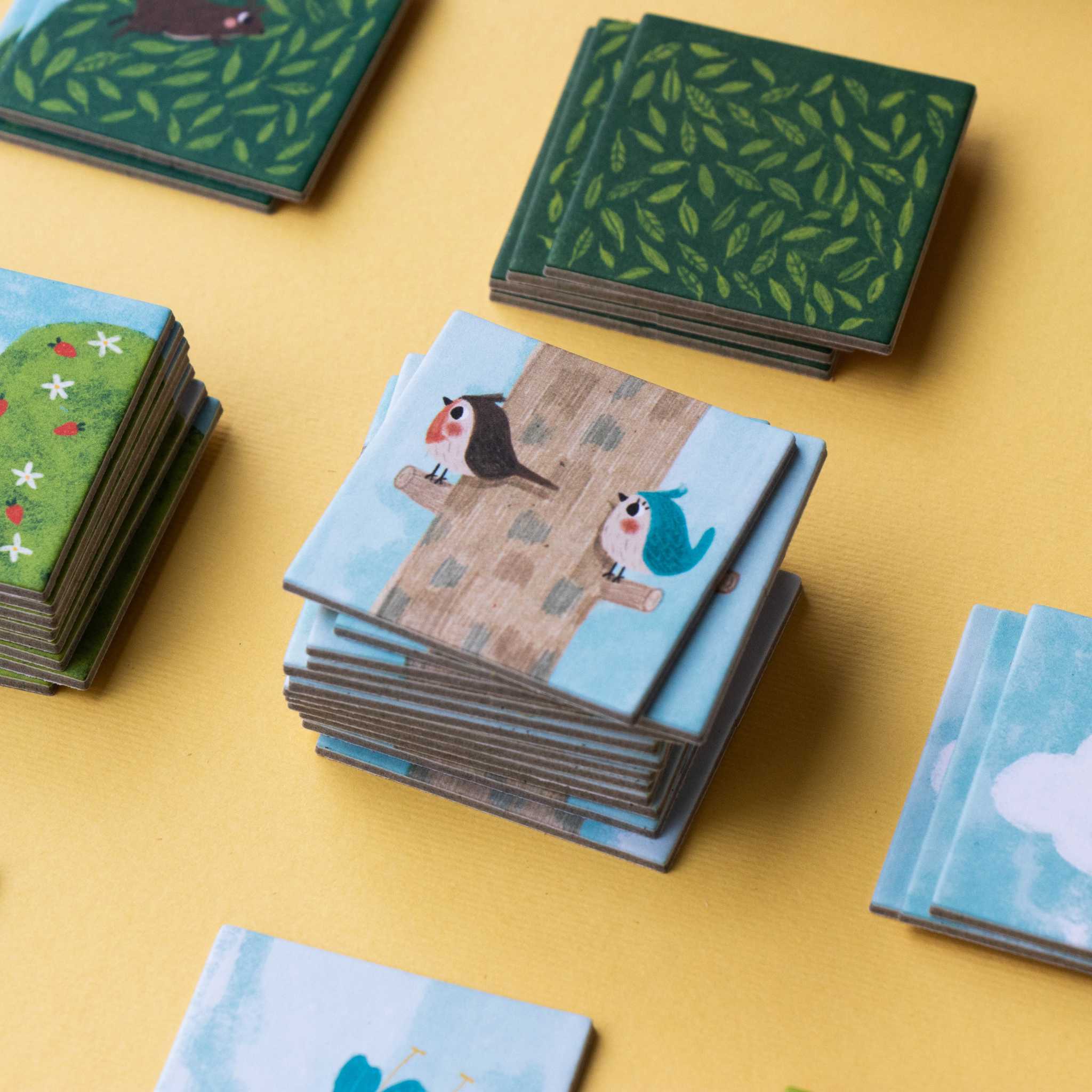 Londji The Fairy And The Wizard Game Pieces Stacked Up