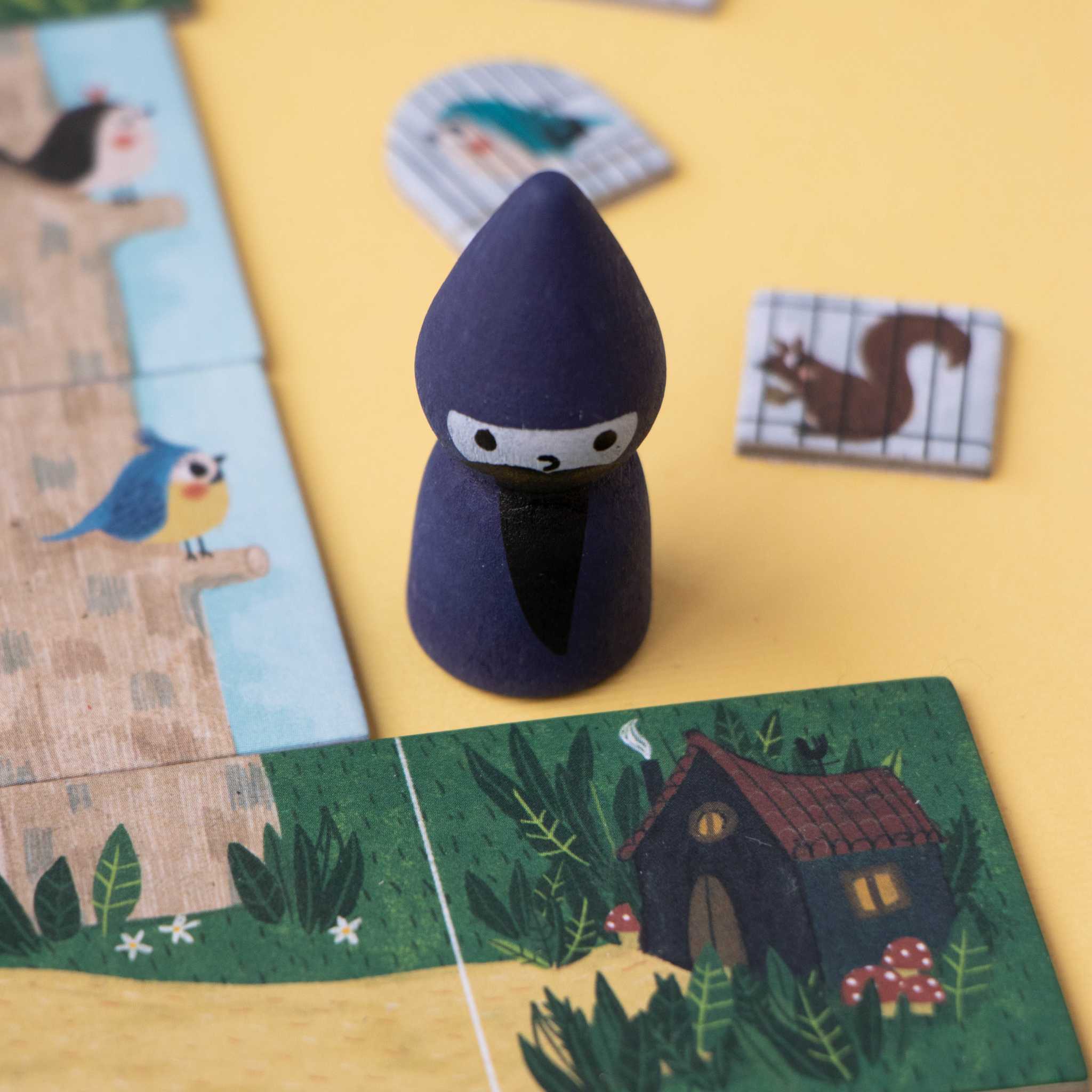 Londji The Fairy And The Wizard Game Purple Pieces