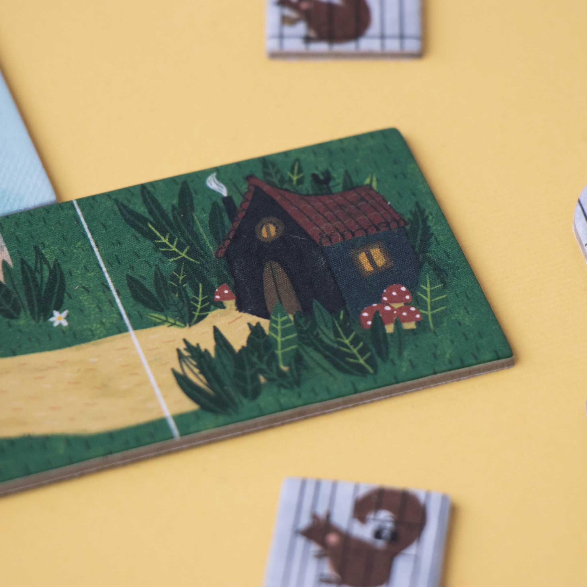 Londji The Fairy And The Wizard Game Puzzle Pieces Close Up