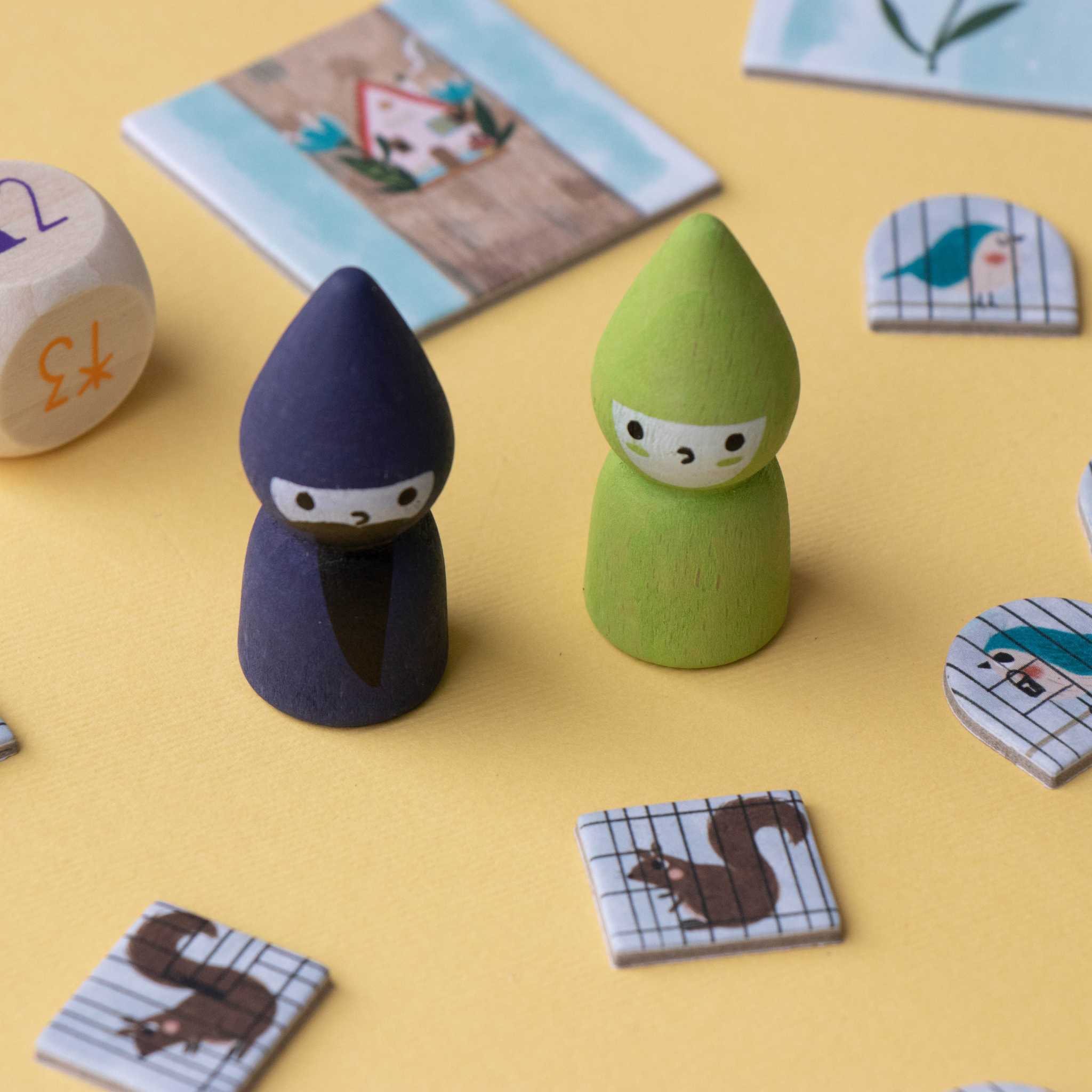 Londji The Fairy And The Wizard Game - Wooden Pieces