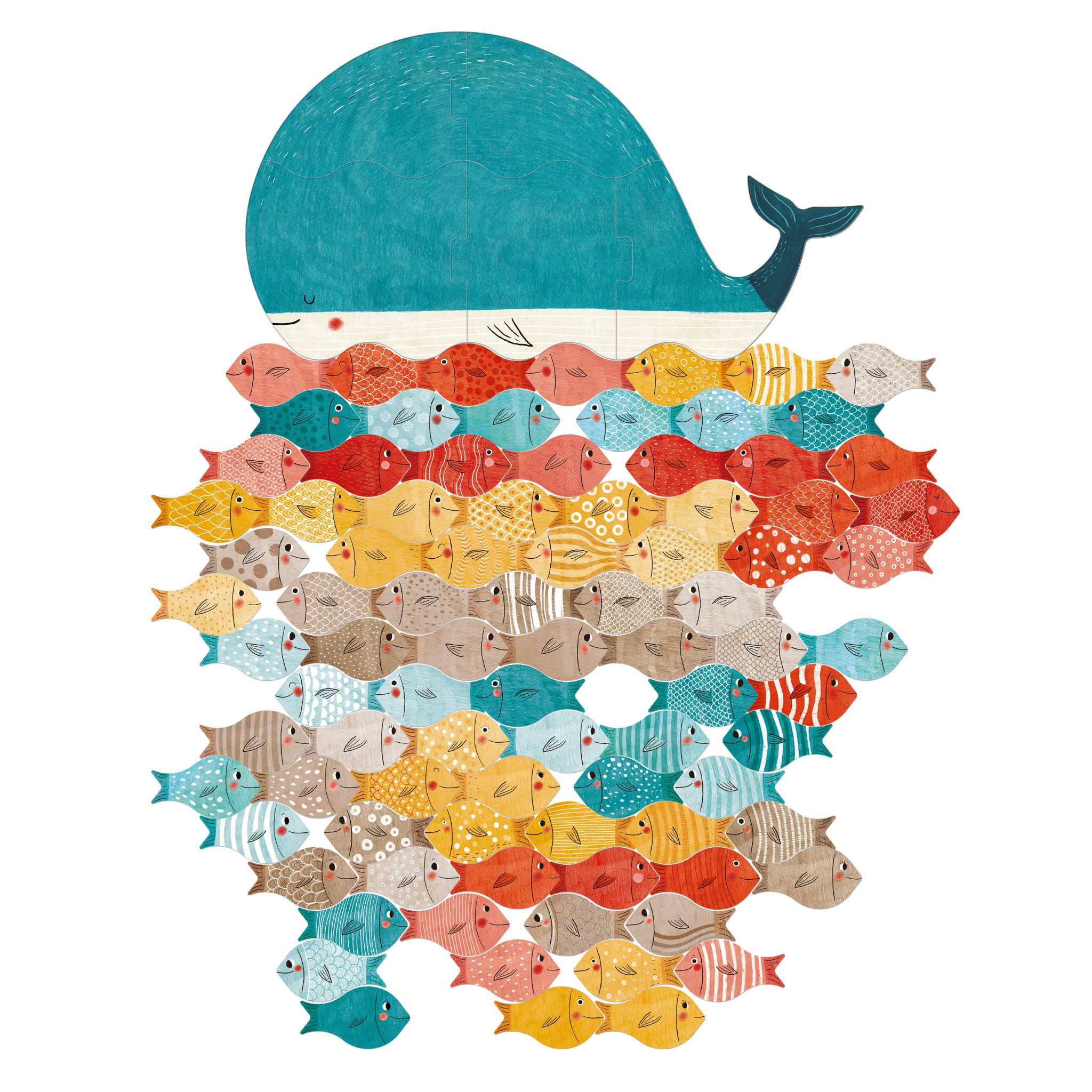 Londji The Whale And The Fish Game Whale And Fish Pieces