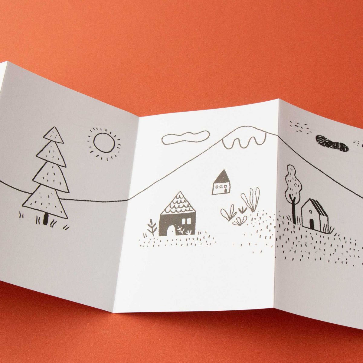 Londji Village Stamps Arts and Crafts Activity - Up Close Booklet