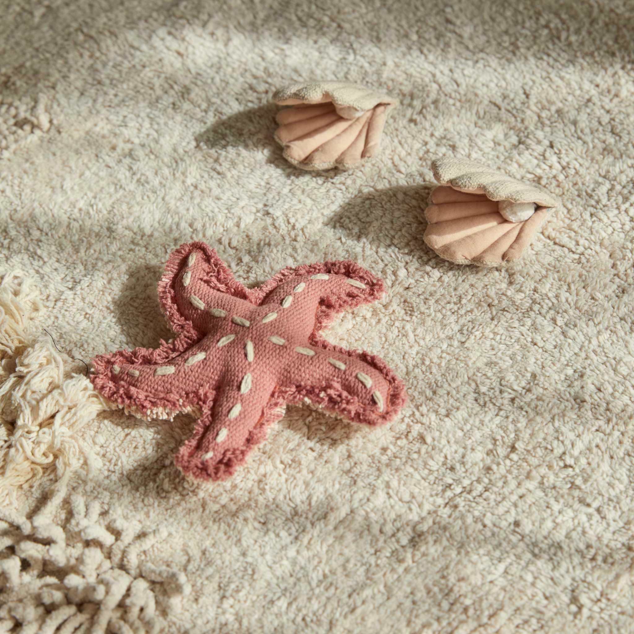 Lorena Canals Washable Play Rug Seabed Styled Elements