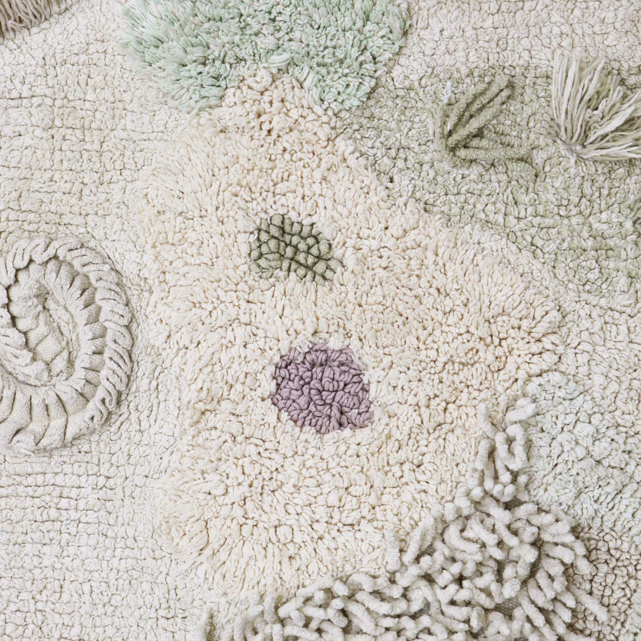 Lorena Canals Washable Play Rug Seabed Up Close Detail