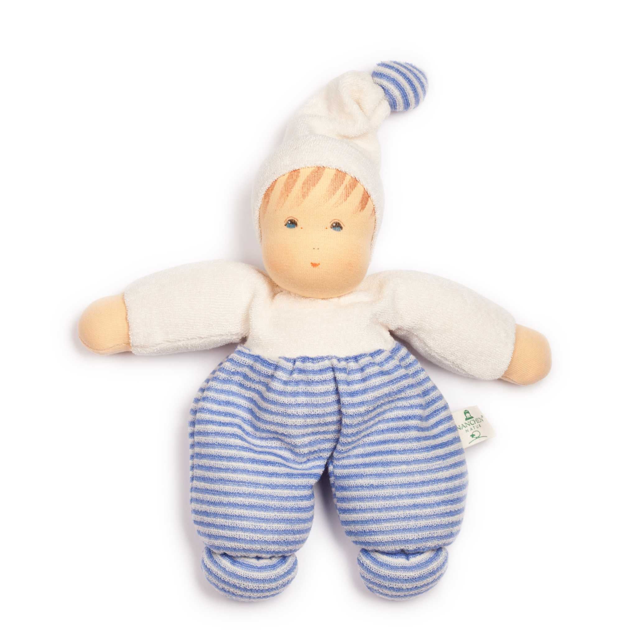 Nanchen-Natur-Mopschen-Doll-Blue