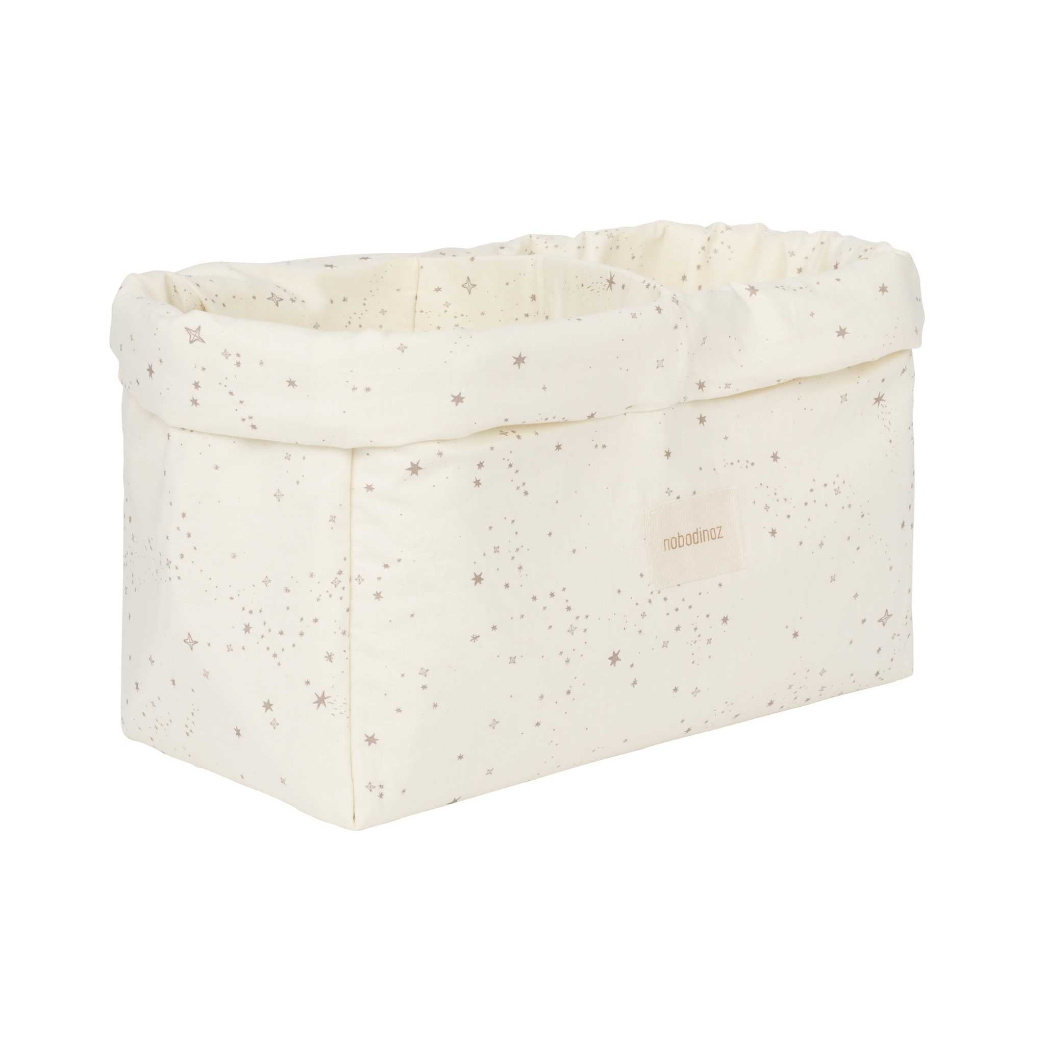 Nobodinoz Double Storage Basket - Milky Way