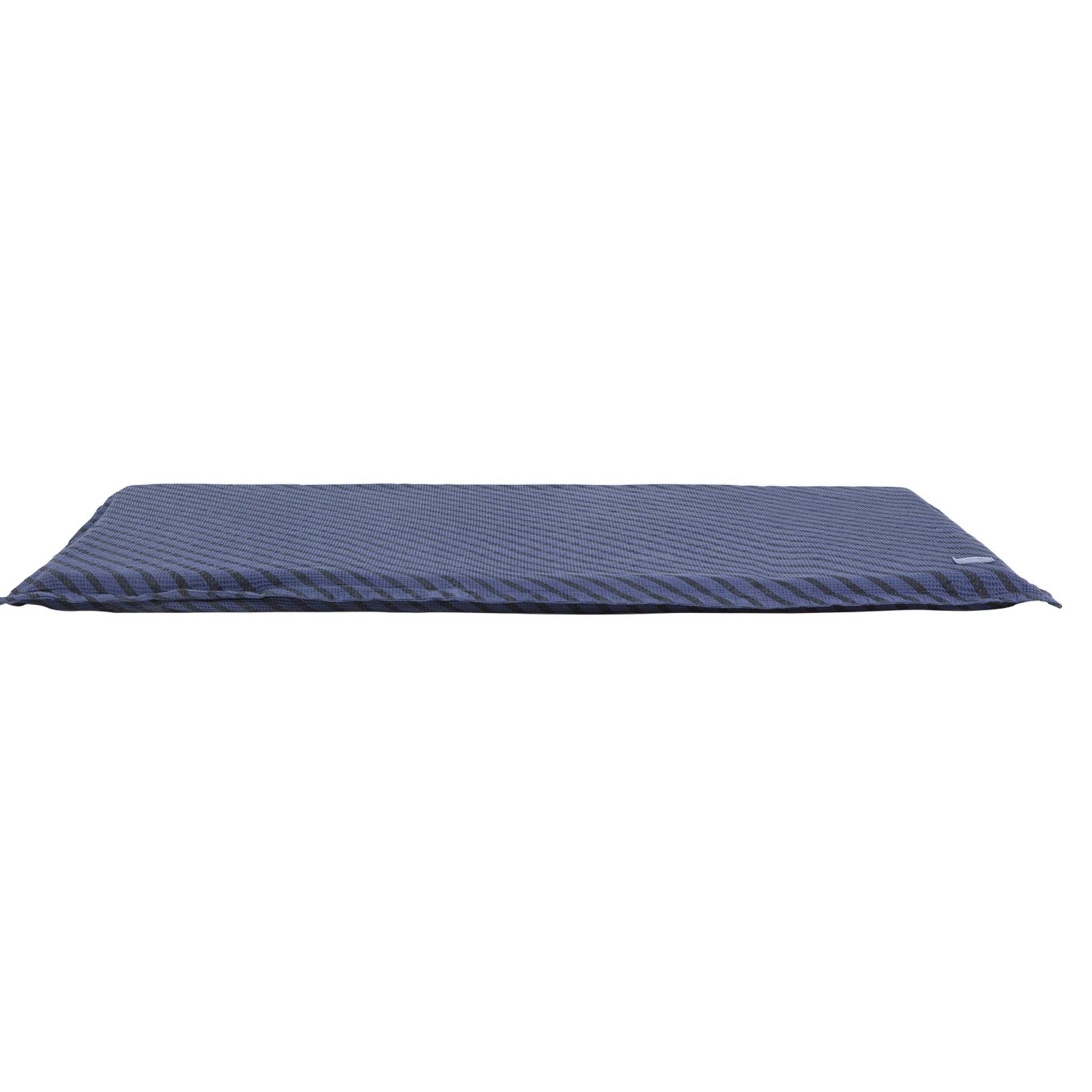 Nobodinoz Landscape Waffle Floor Mattress Stripes Cobalt - Main Image