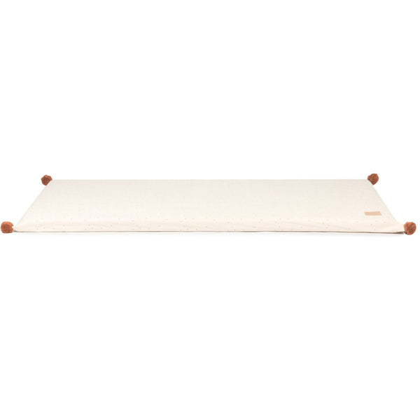 Nobodinoz Majestic Eco Floor Mat - Honey Sweet Dots/ Natural Main Image