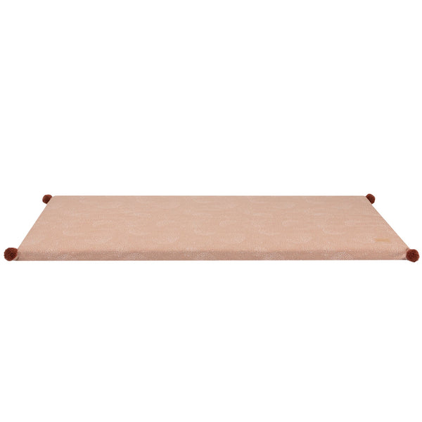 Nobodinoz Majestic Eco Floor Mat - White Bubble/ Misty Pink Main Image