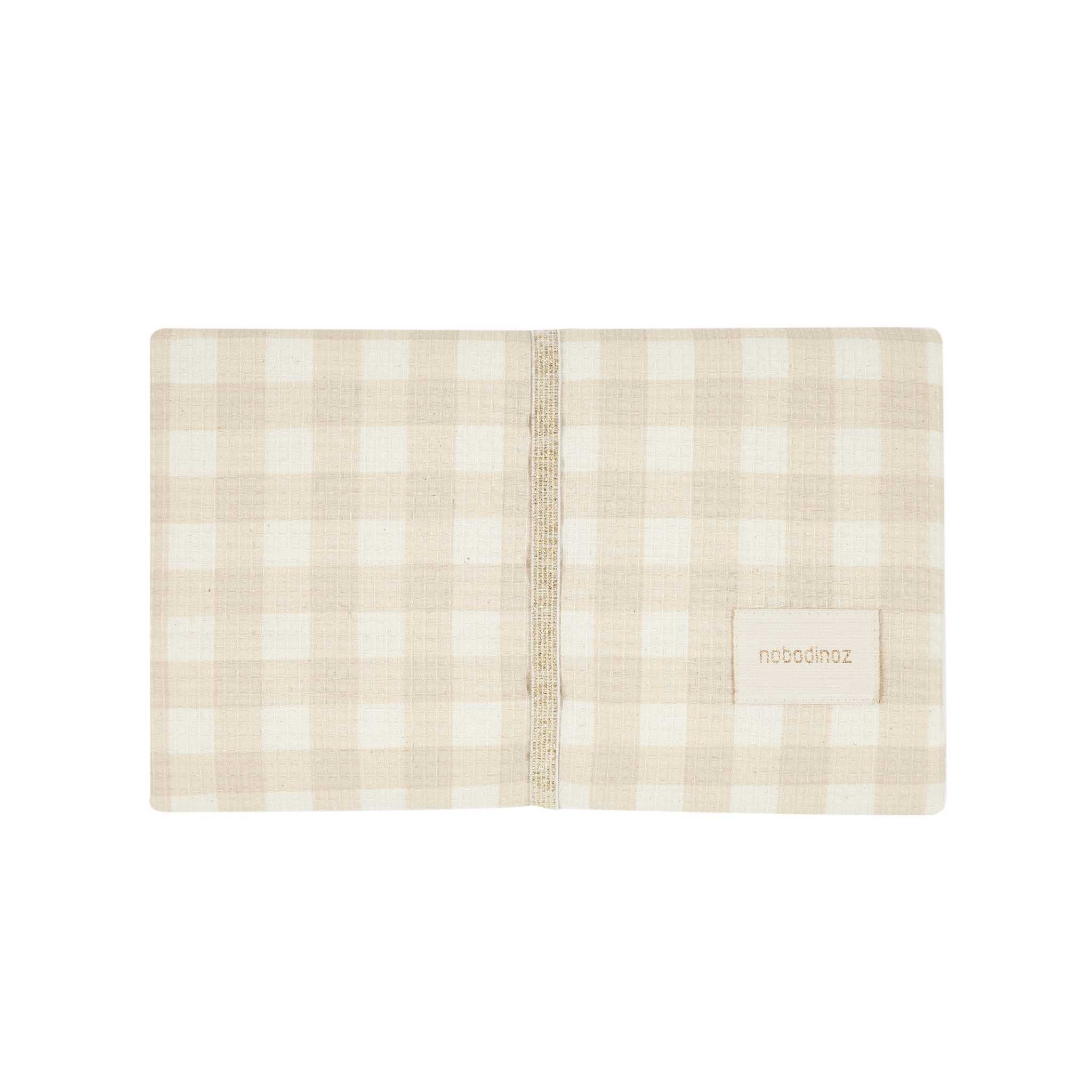 Nobodinoz Mozart Changing Pad - Ivory Checks - Main Image 