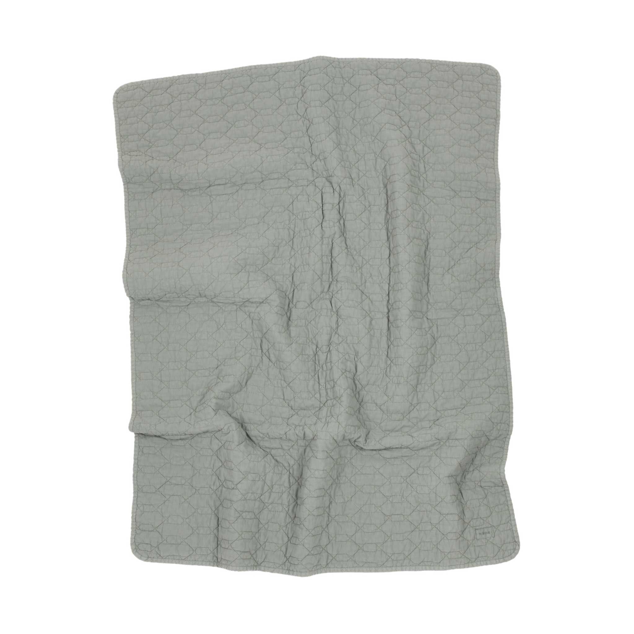 Nobodinoz Wabi Sabi Quilted Blanket - Azure - Textures