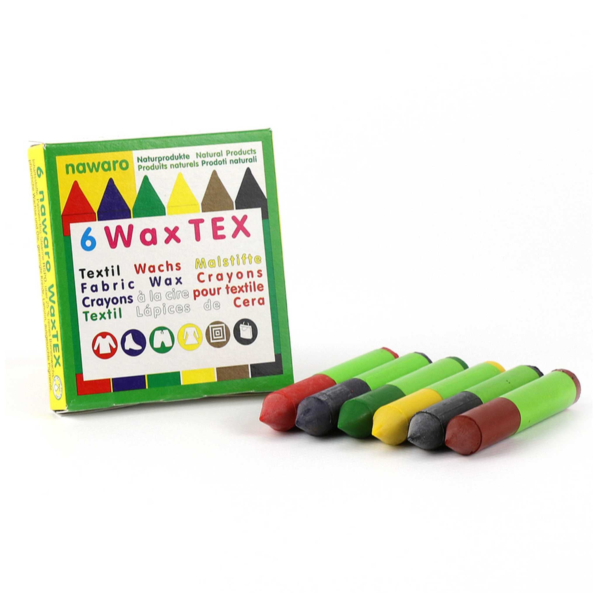 oKoNORM Textile Wax Crayons - 6 Pieces - Main Image