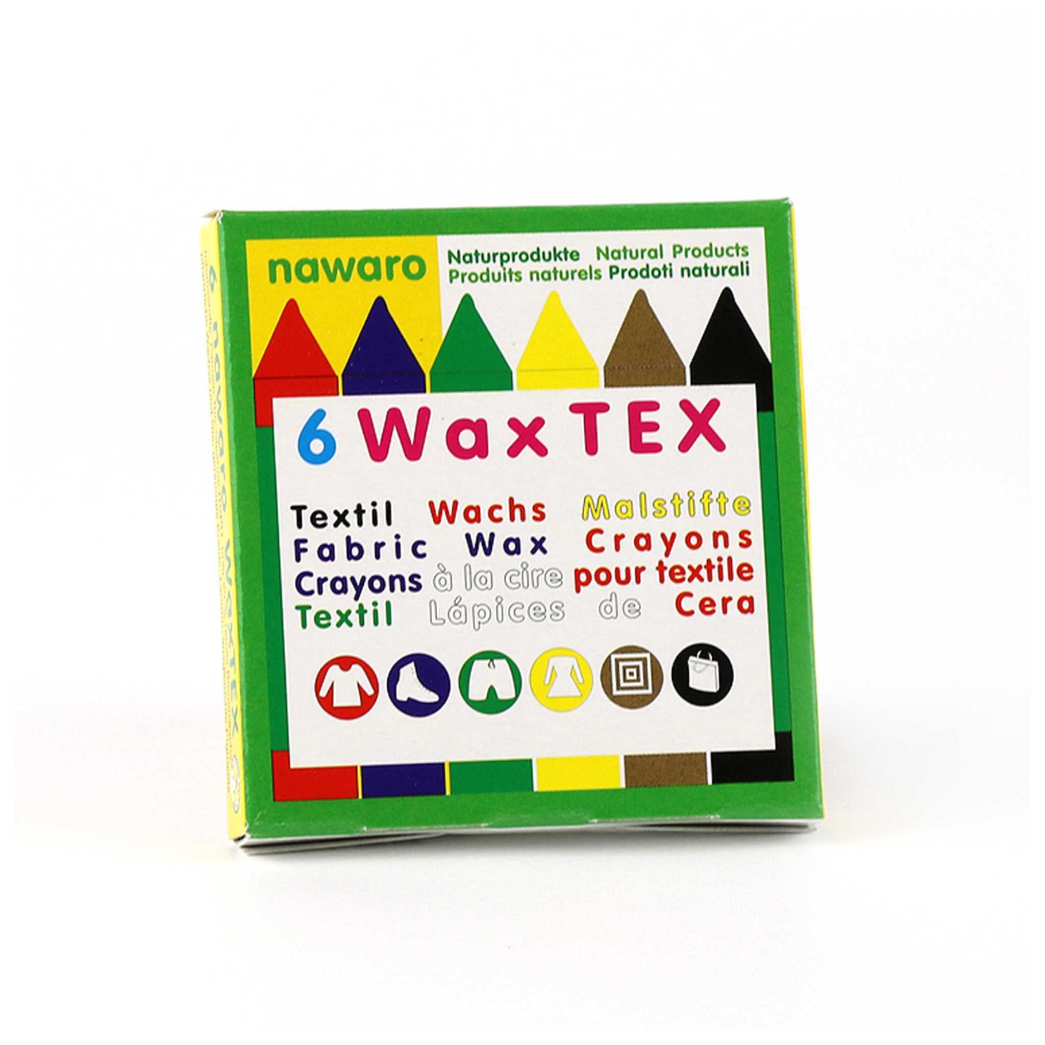 oKoNORM Textile Wax Crayons - 6 Pieces -Packaging
