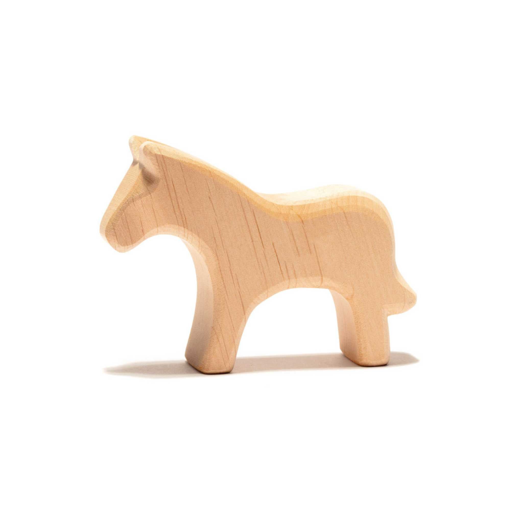 Ostheimer Wooden Toy Natural Wood Horse
