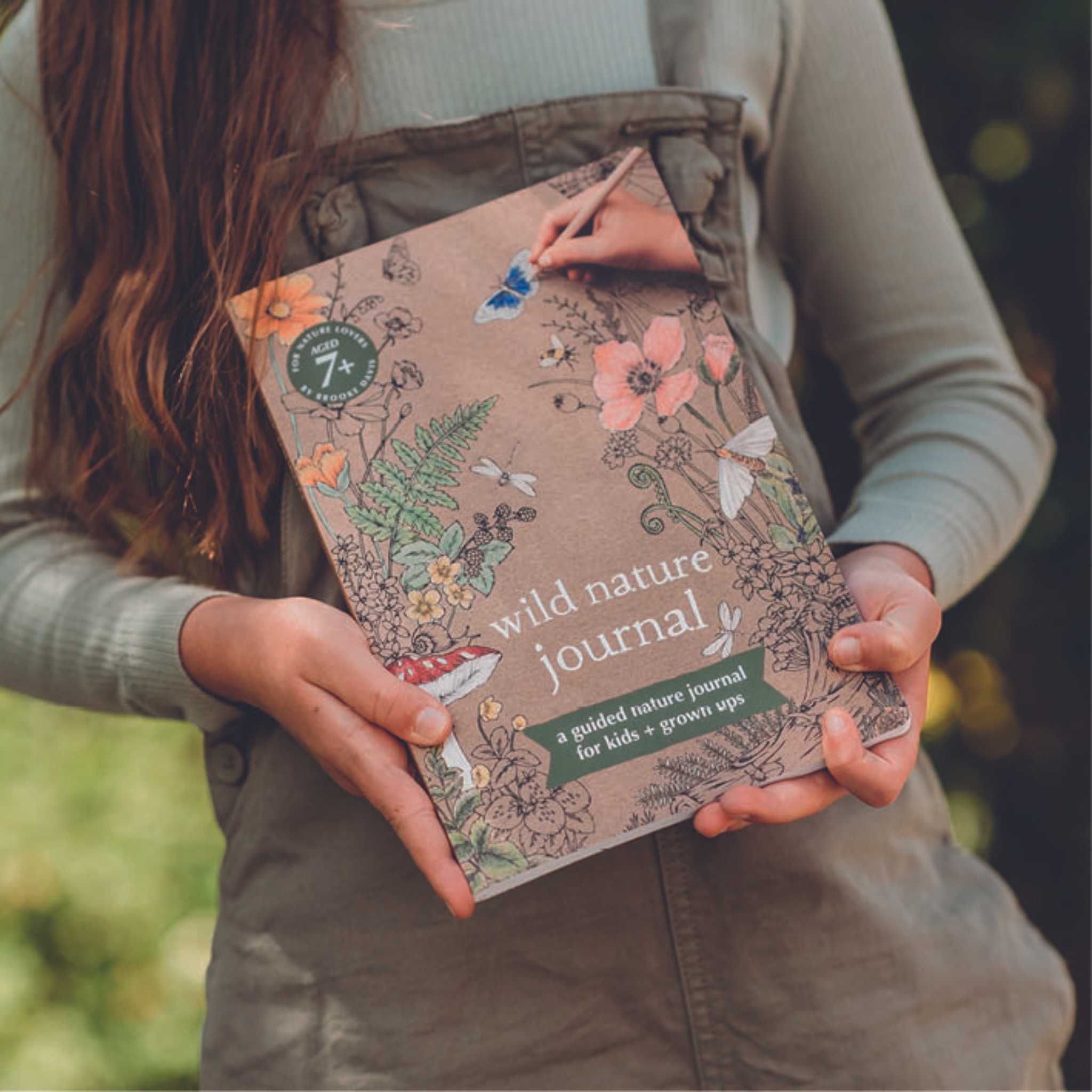 Your Wild Books Wild Nature Journal In Girls Hands