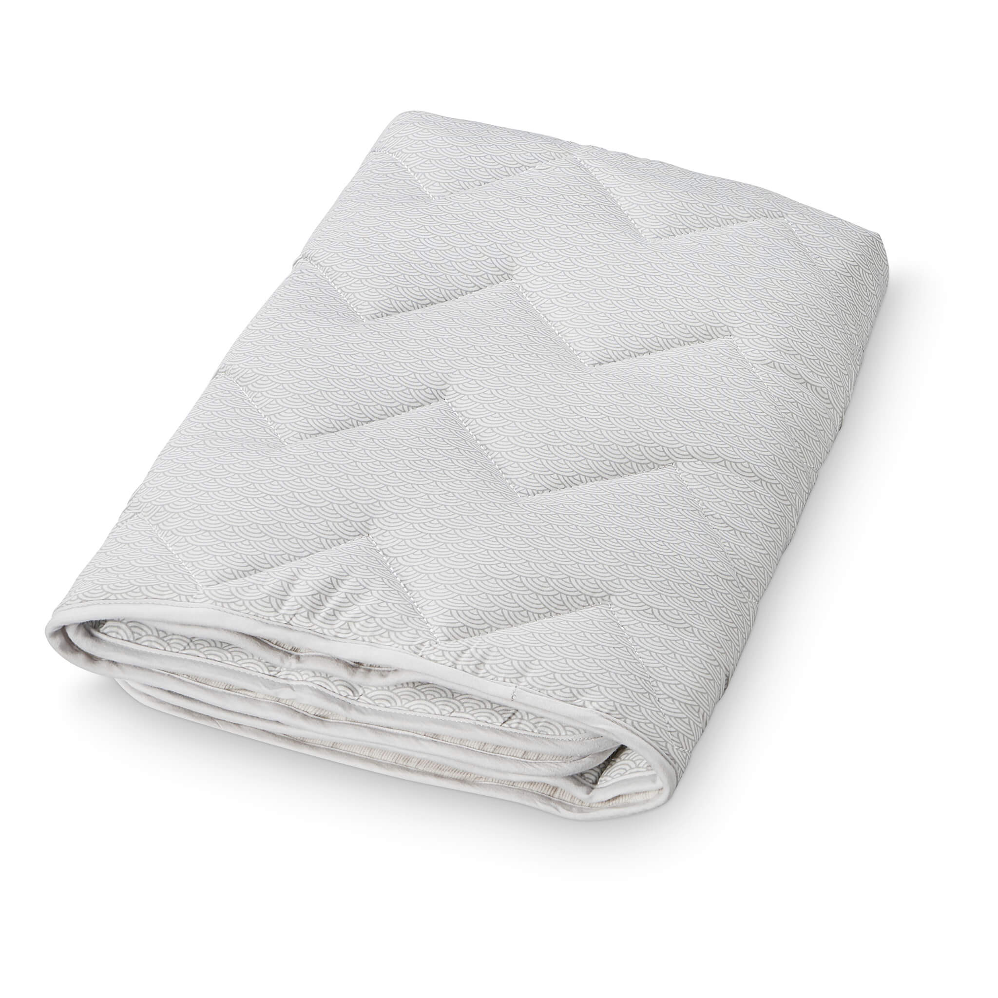 Cam Cam Copenhagen Cotton Baby Blanket in Grey Wave