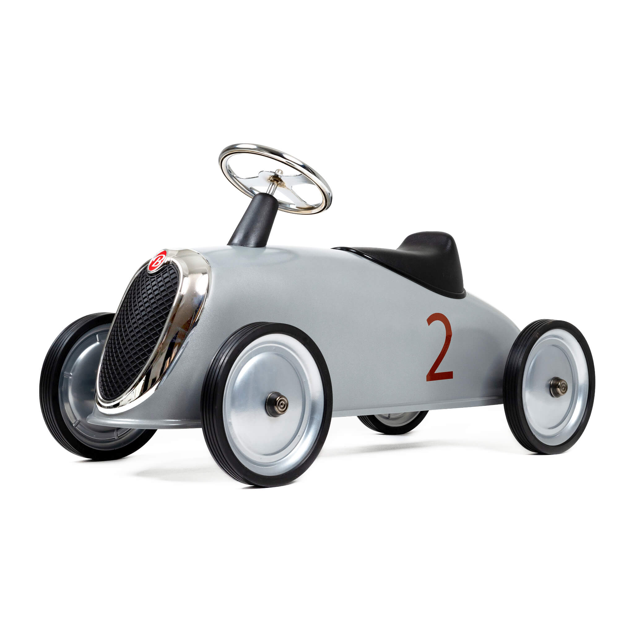 Baghera Rider Ride on Car in Silver,