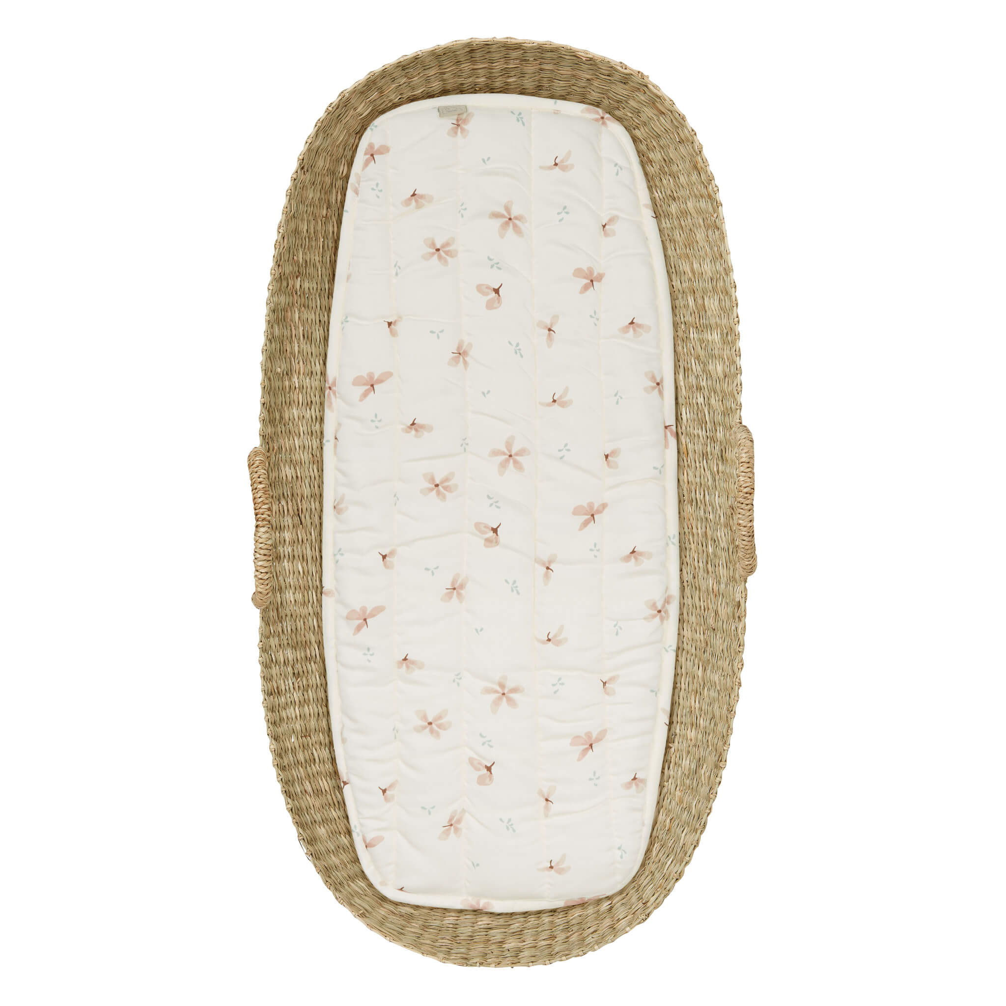 Changing Basket Cotton Insert - Windflower Creme