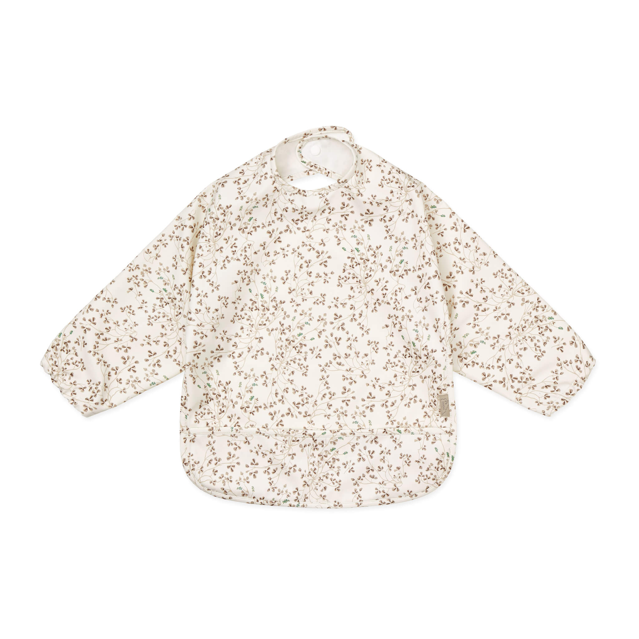 Cam Cam Sleeved Bib in Lierre Print