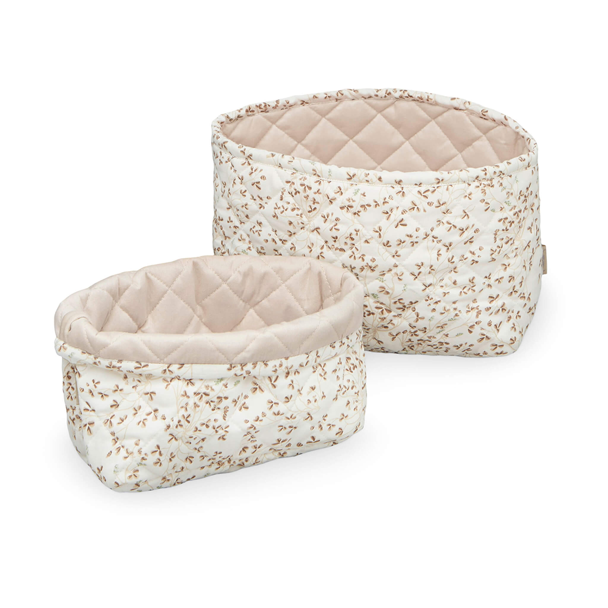 Cam Cam Copenhagen Quilted Storage Basket Set of 2 in Lierre