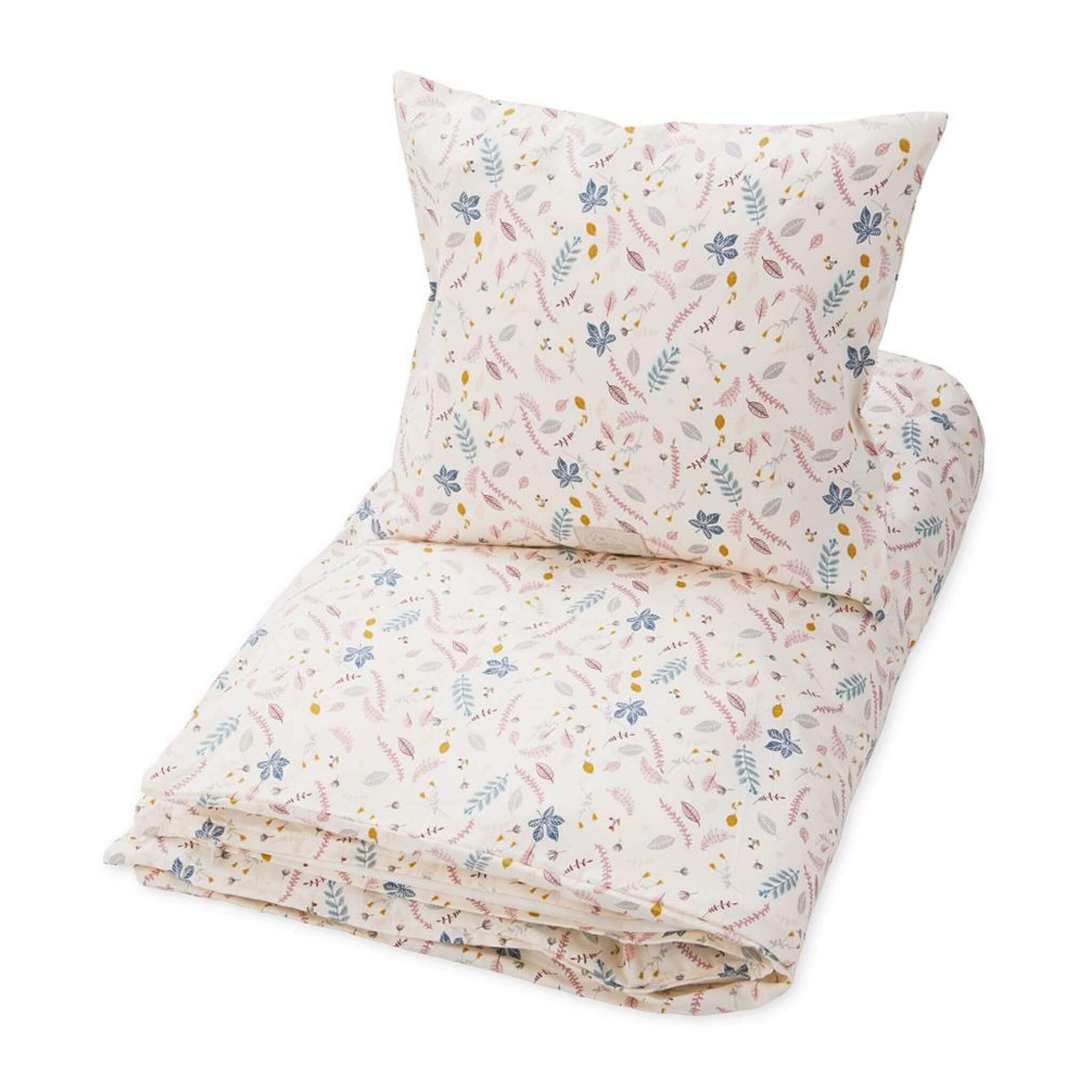 Cam Cam Copenhagen Toddler Bedding Set in Pressed Leaves Print