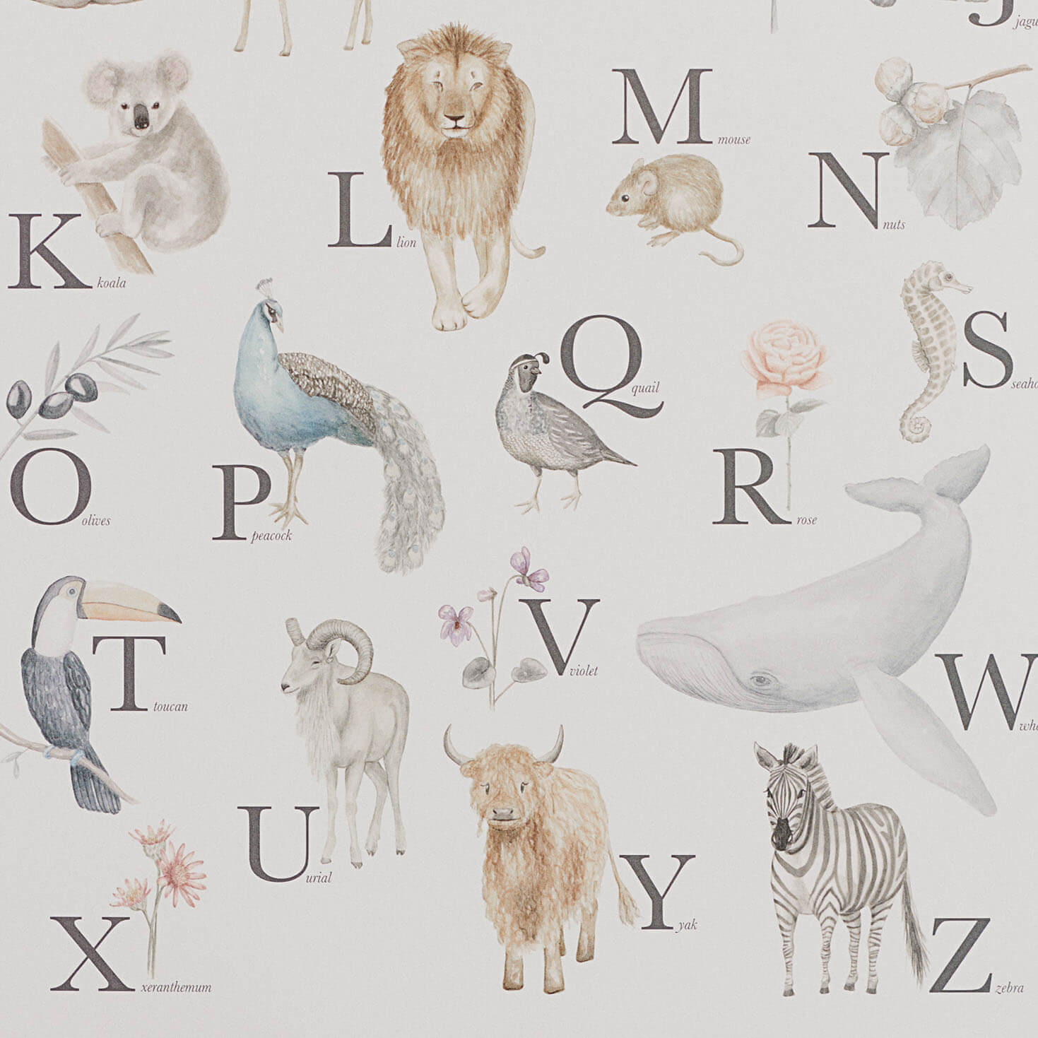 Cam Cam Copenhagen Alphabet Print for Nursery