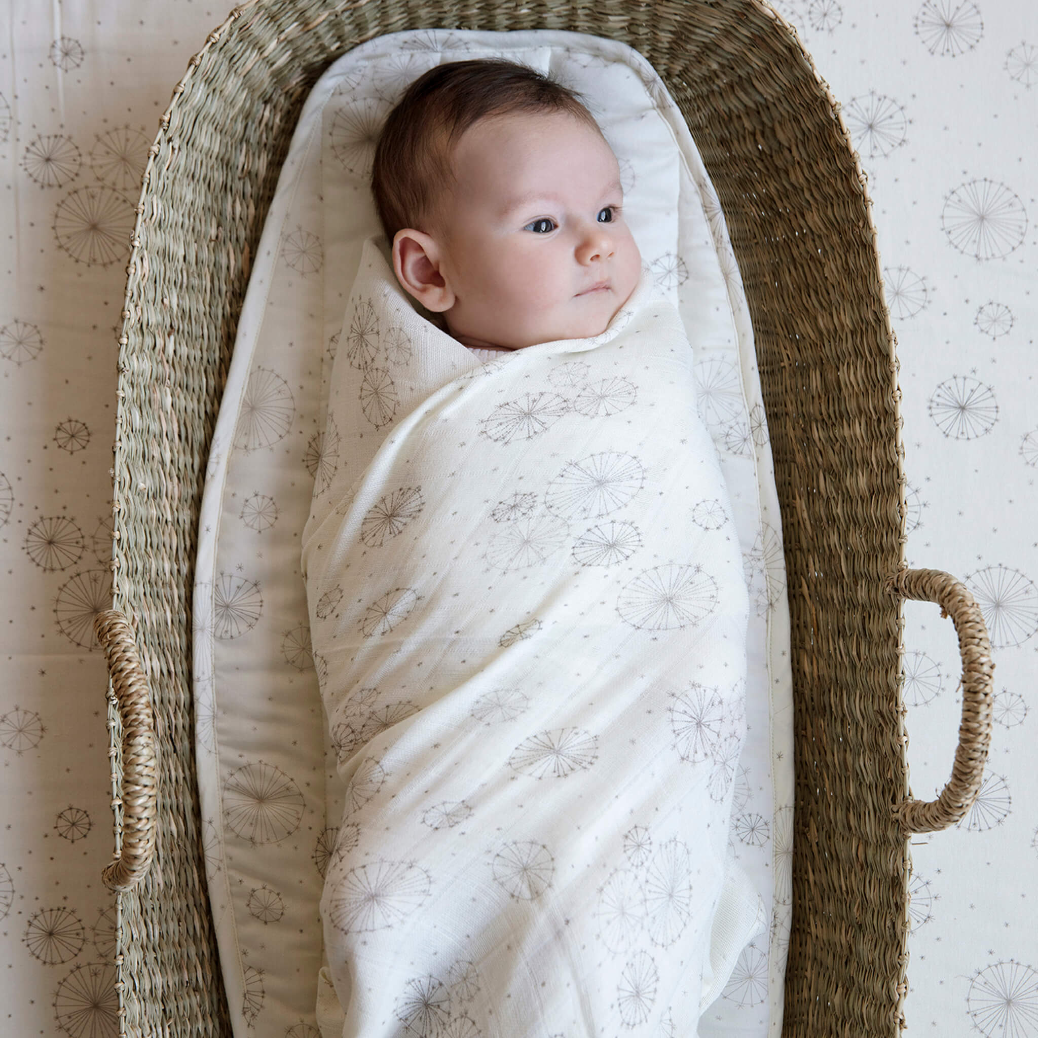 Changing Basket Cotton Insert - Dandelion Natural