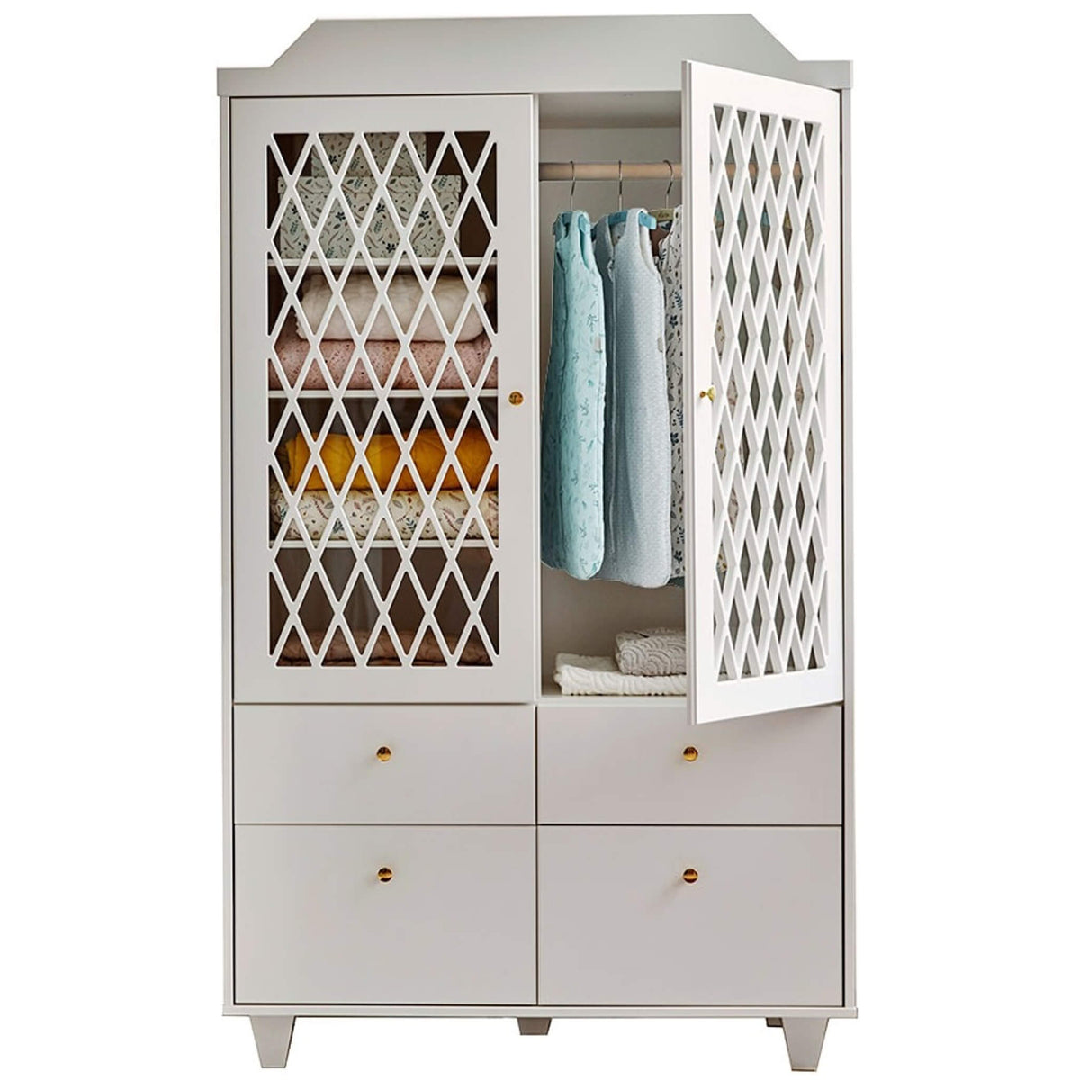 Harlequin Wardrobe - Light Sand