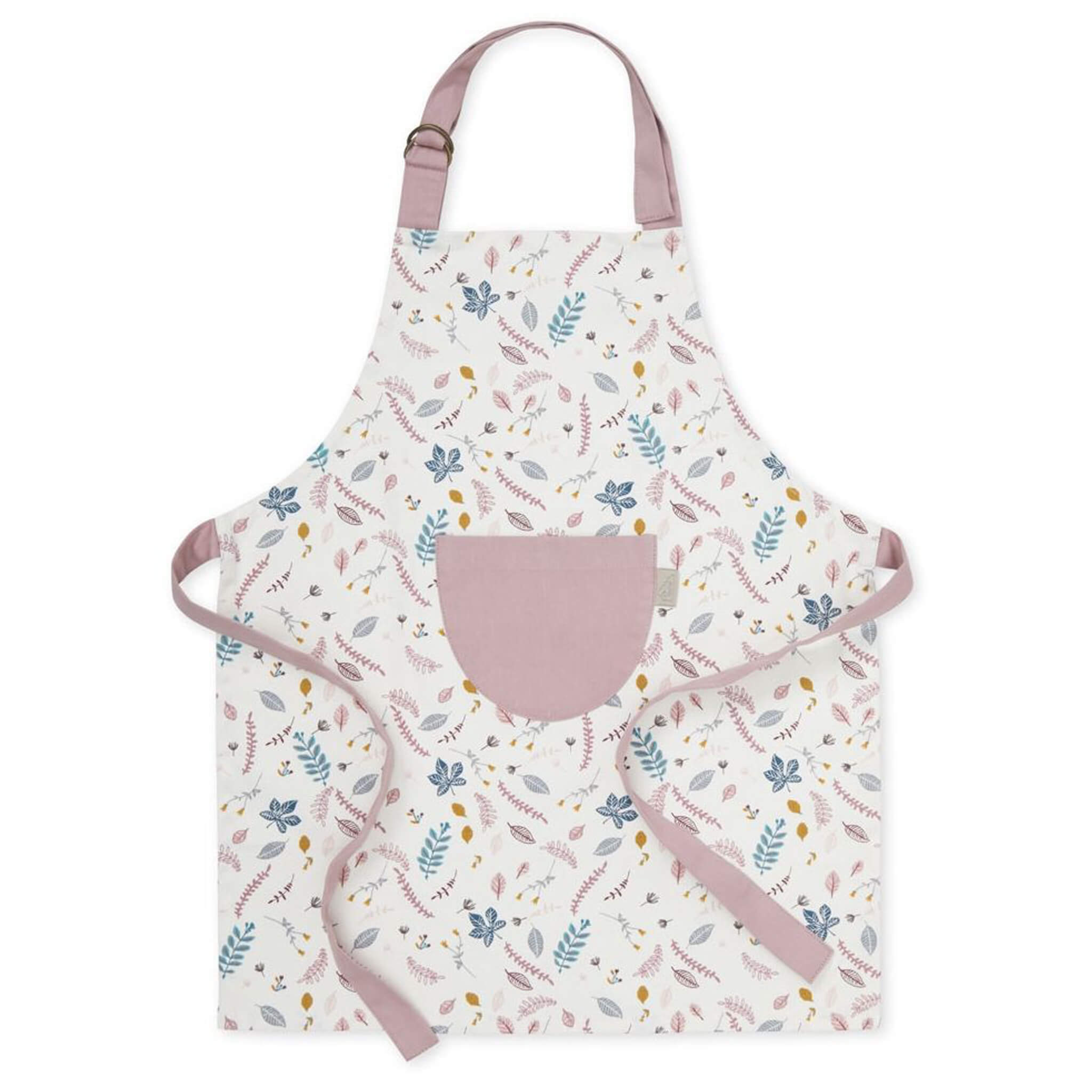 Cam Cam Copenhagen Kids Apron in Pressed Leaves Print