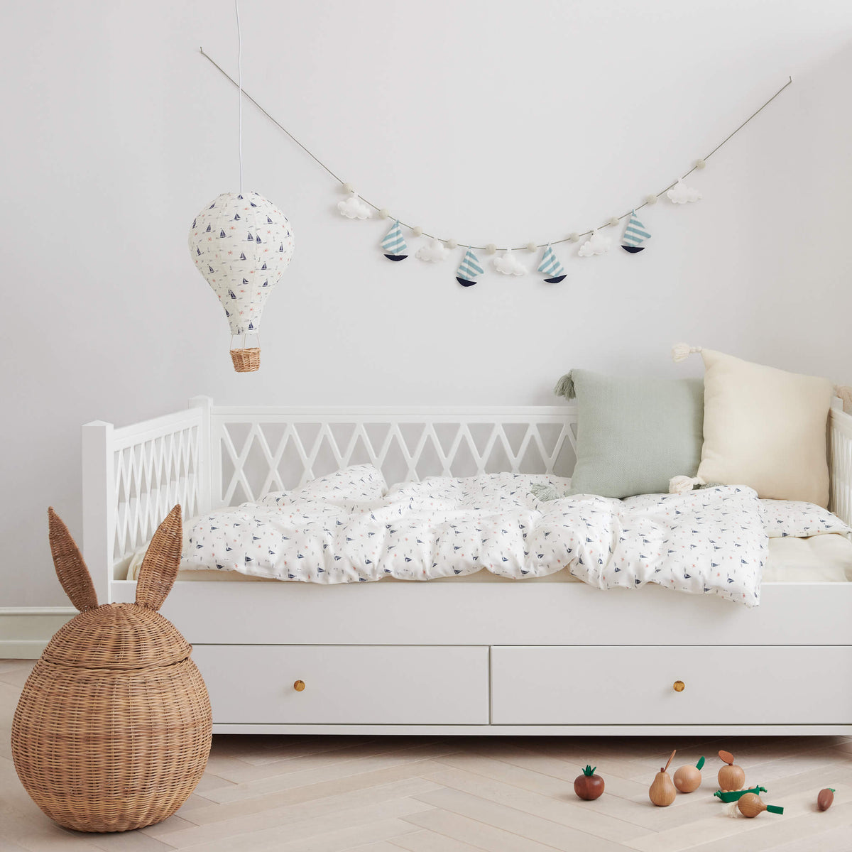 Rattan Rabbit Basket