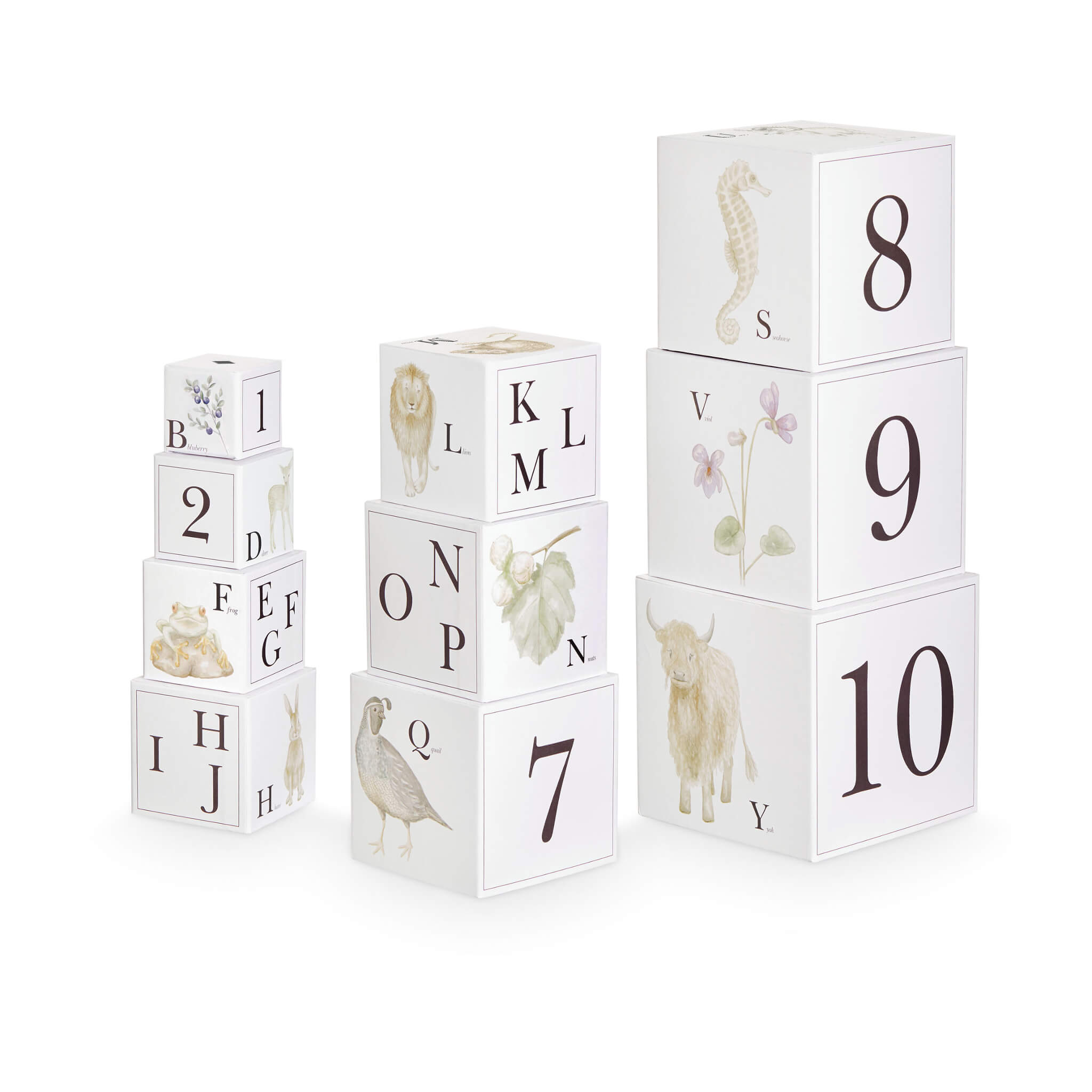 Cam Cam Copenhagen Stacking Boxes Alphabet Animals 